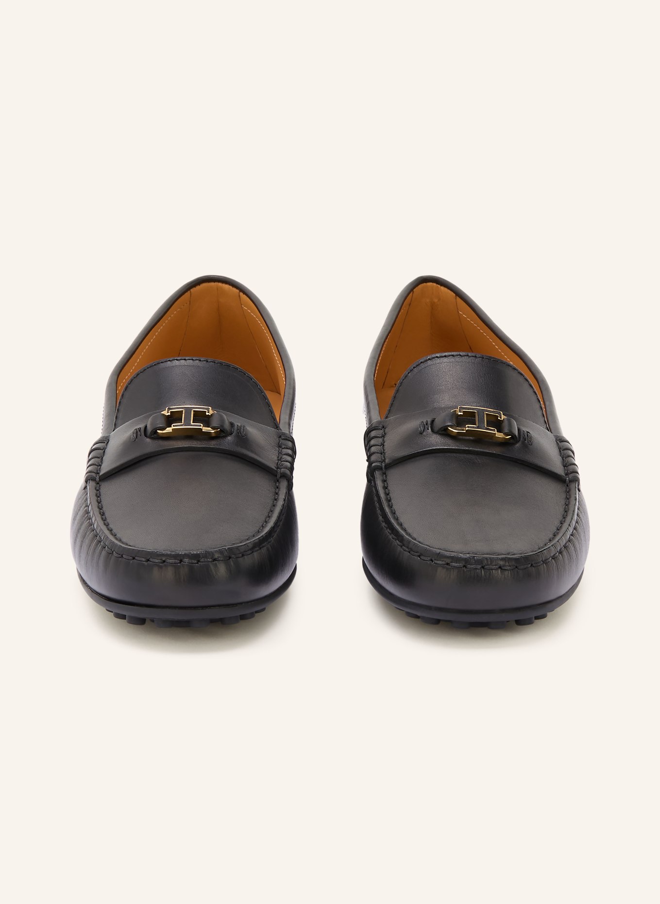 TOD'S mokasyny: CZARNY