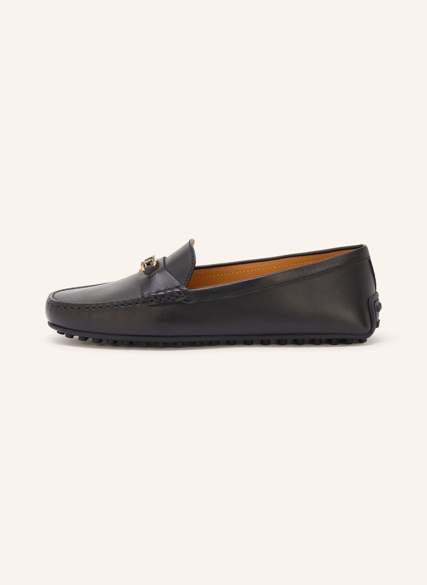 TOD'S mokasyny: CZARNY
