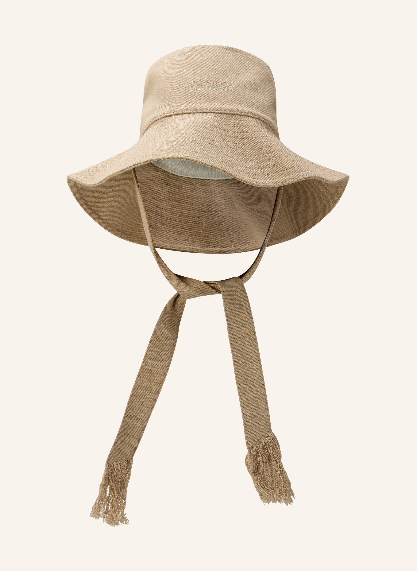 ISABEL MARANT SHALEY bucket hat: BEIGE