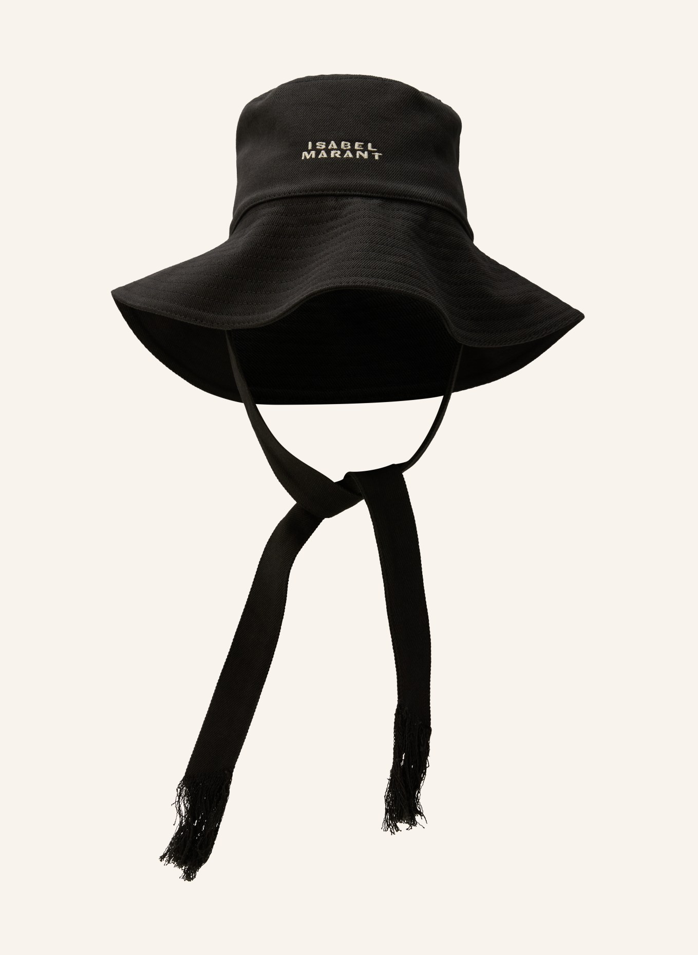 ISABEL MARANT SHALEY bucket hat: BLACK