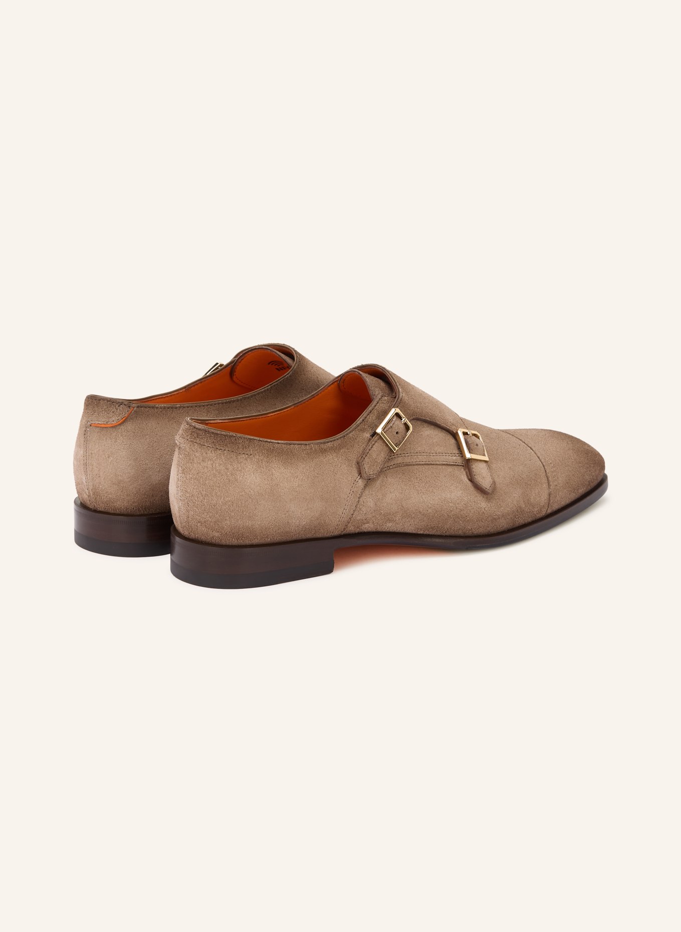 Santoni Double-Monks AXEL: HELLBRAUN