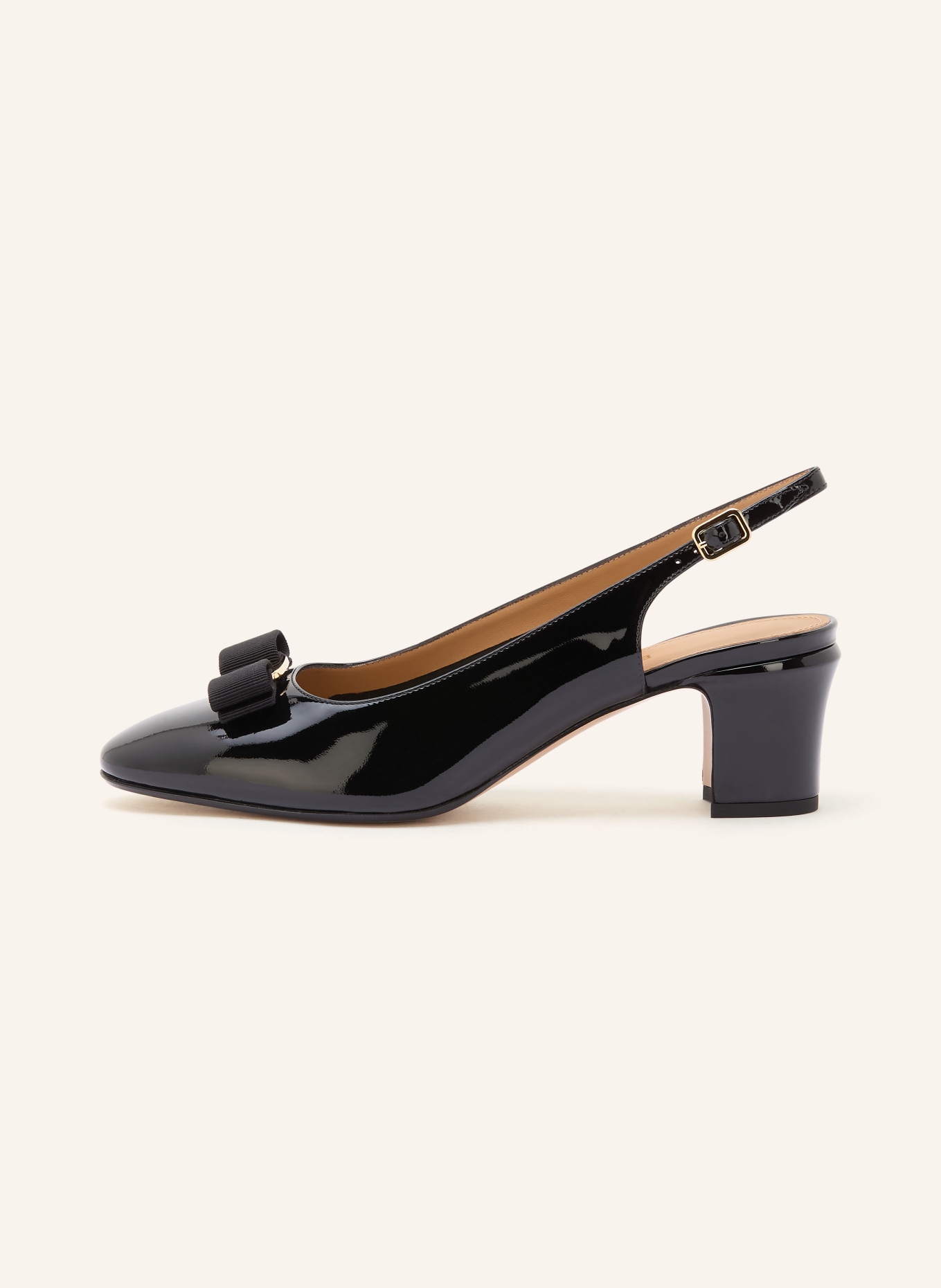 FERRAGAMO Sling pumps NEW VARA: BLACK