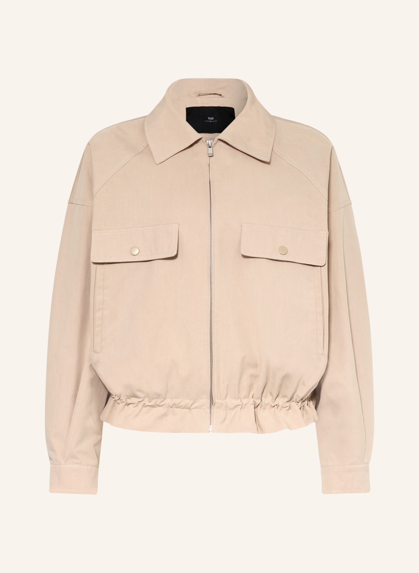 WITHBLACK Bunda LYDIA: BÉŽOVÁ