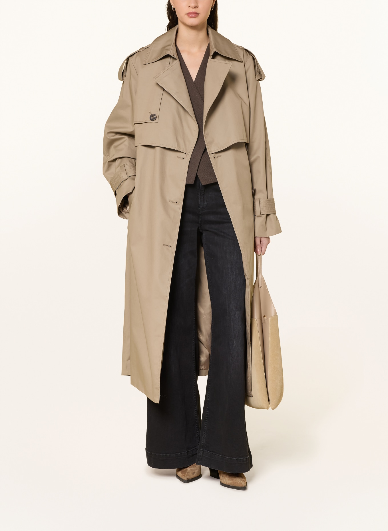 WITHBLACK AUGUSTA trench coat: BEIGE