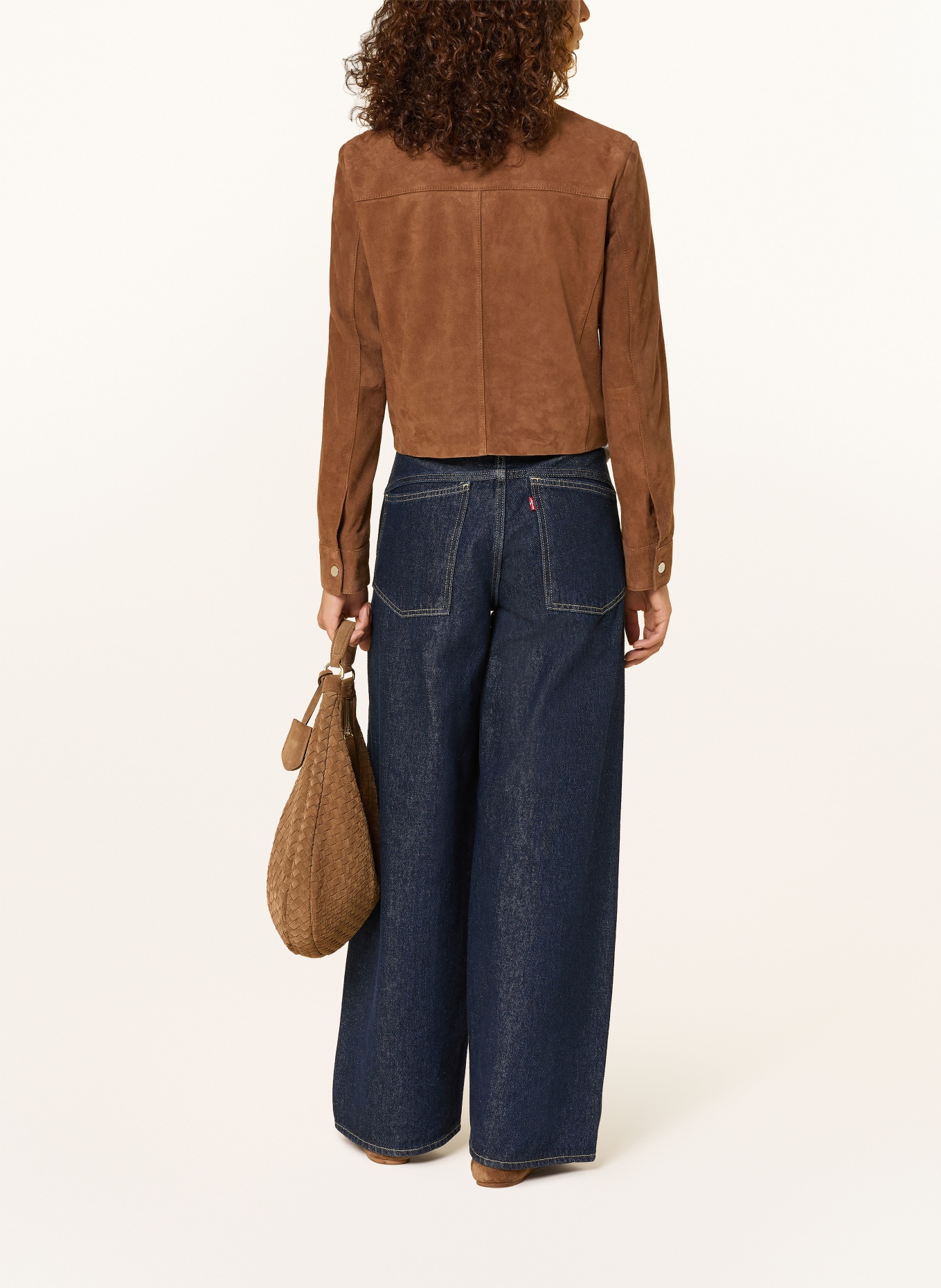 darling harbour Lederjacke: HAZELNUT