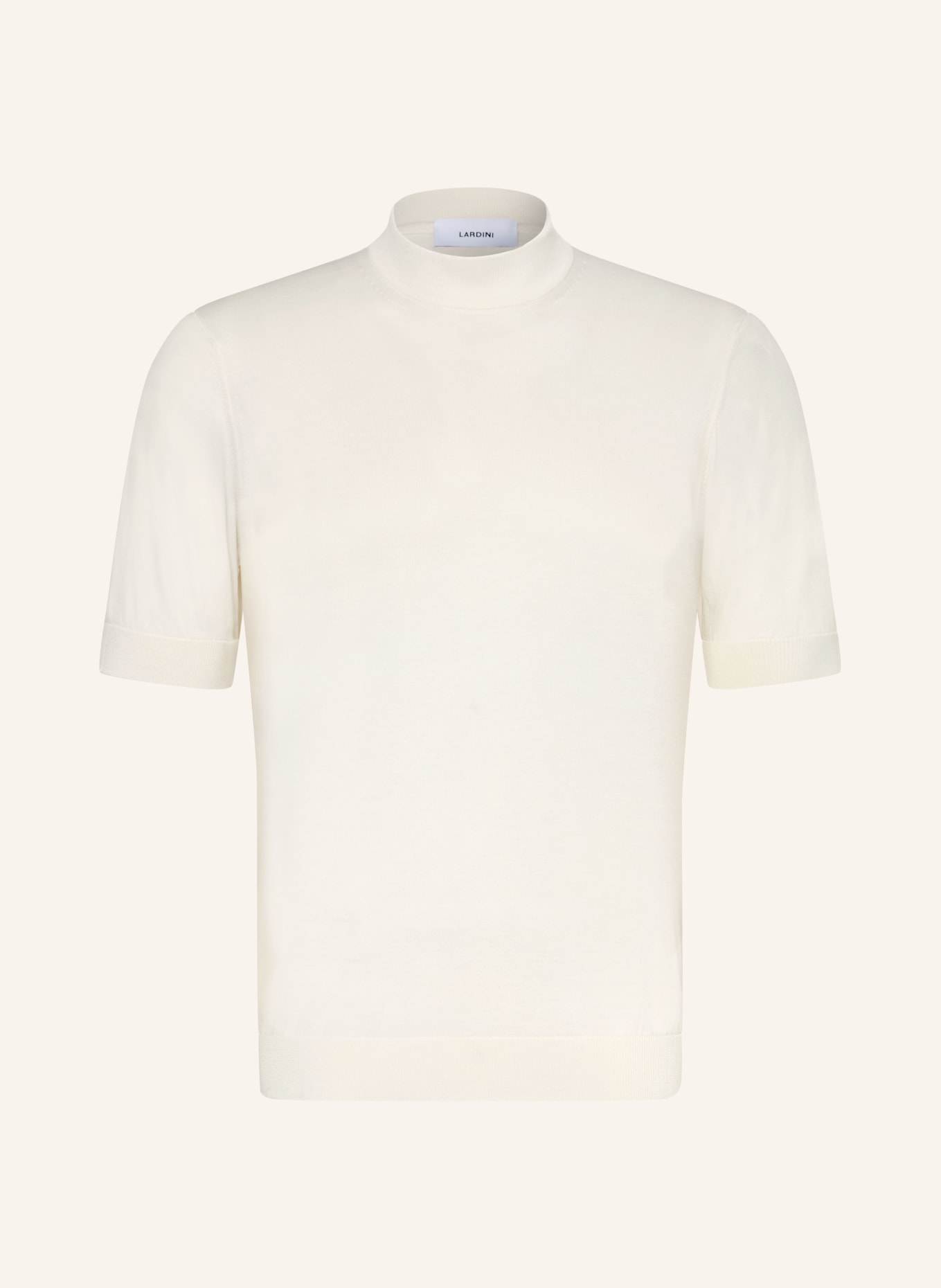 LARDINI Strickshirt: ECRU