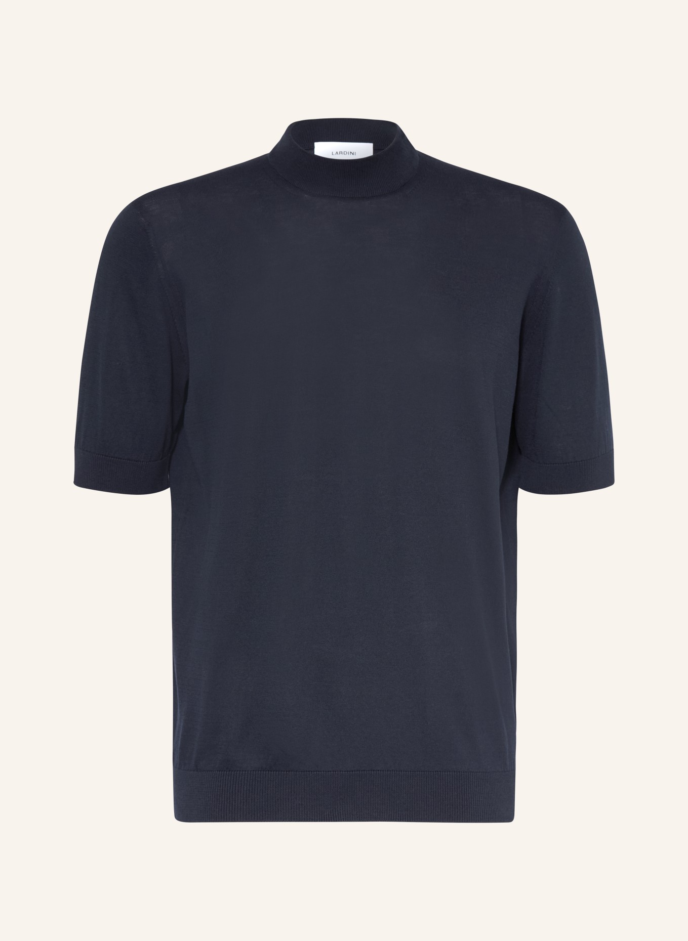 LARDINI Strickshirt: DUNKELBLAU