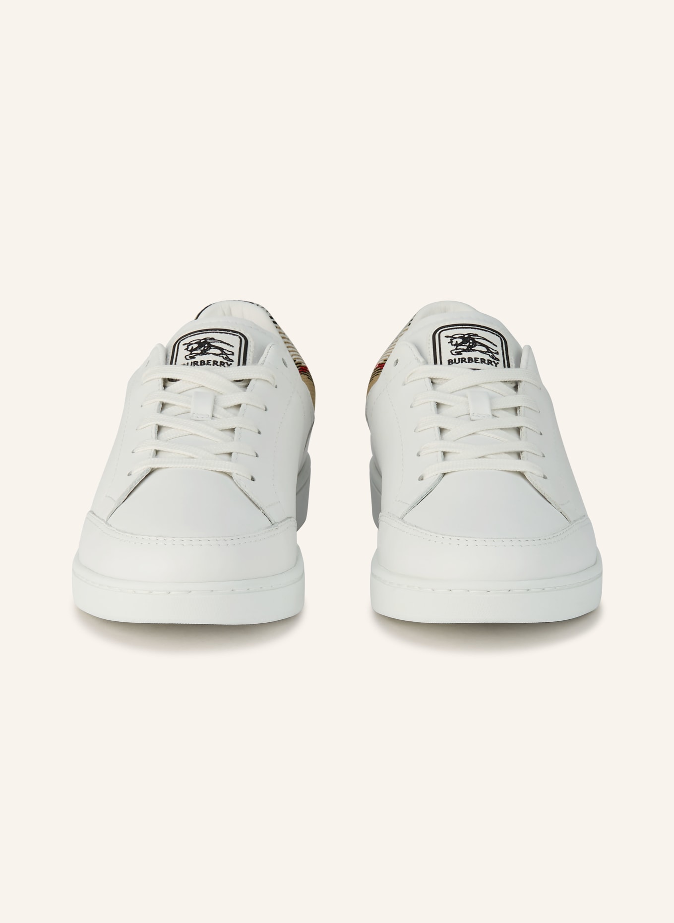 BURBERRY Zestaw sneakersów: BIAŁY