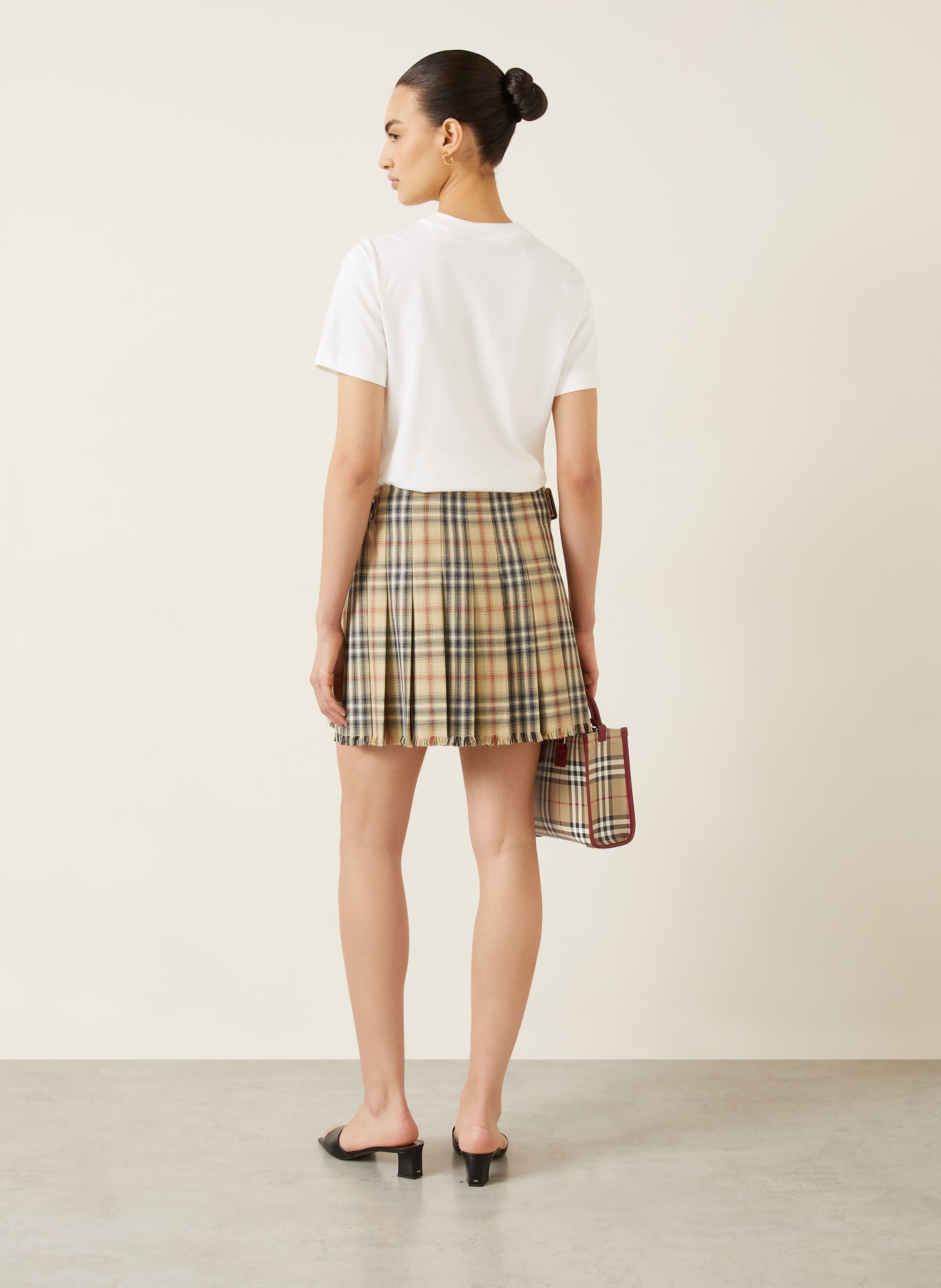 BURBERRY T-Shirt FRANKIE: WEISS / SCHWARZ