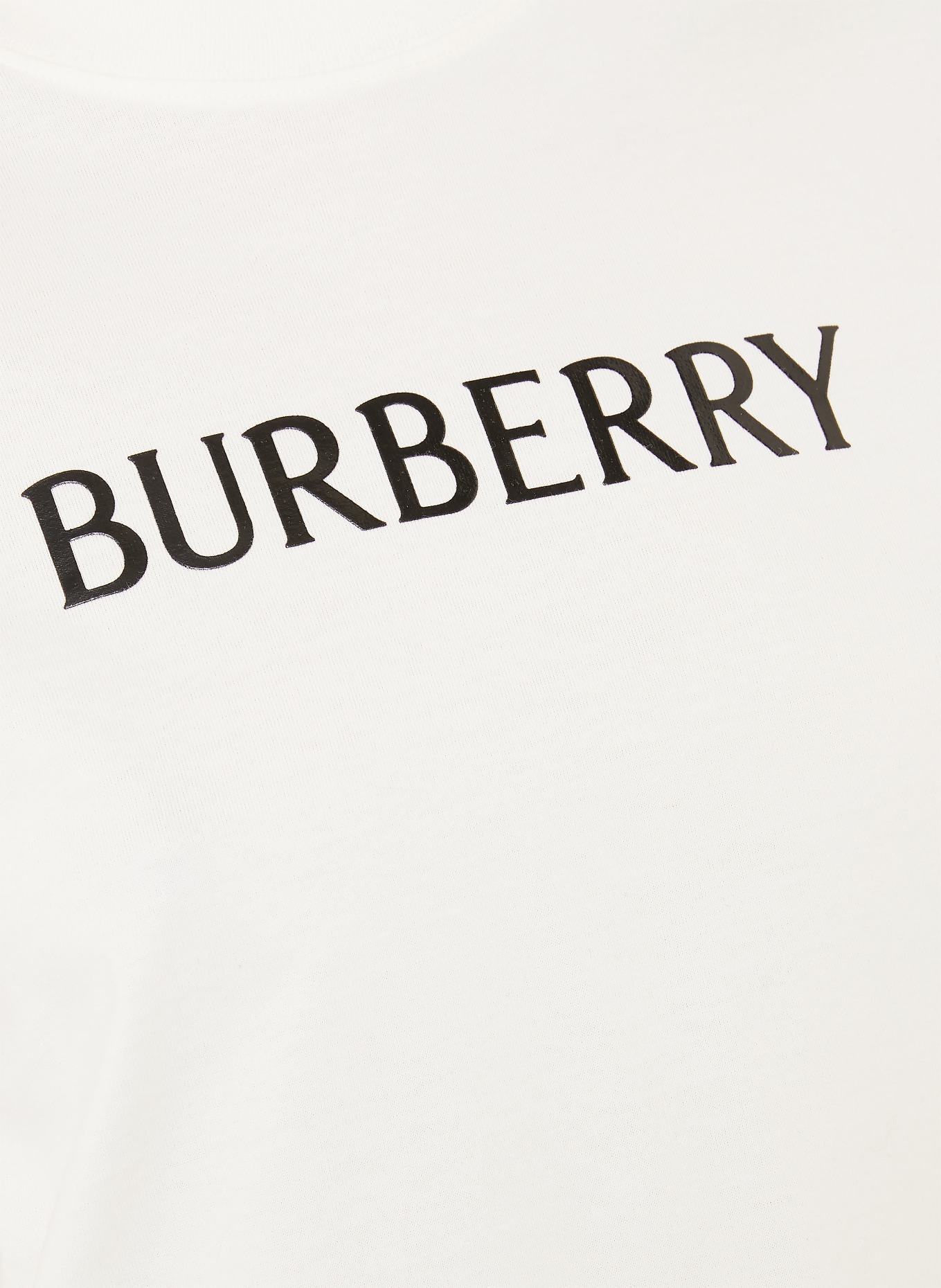 BURBERRY T-Shirt FRANKIE: WEISS / SCHWARZ