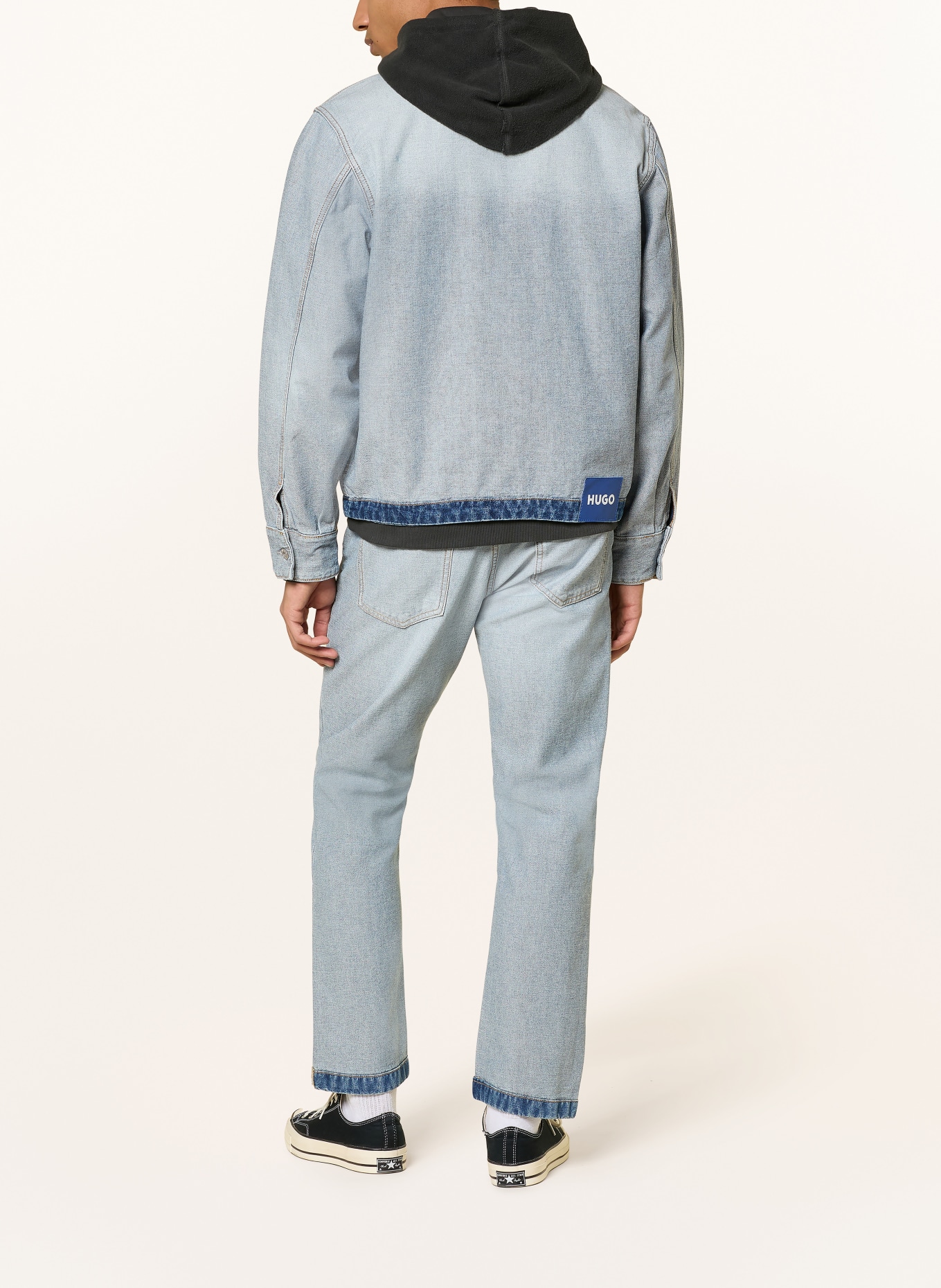 HUGO Jeansjacke TALIAN: 459 LIGHT/PASTEL BLUE