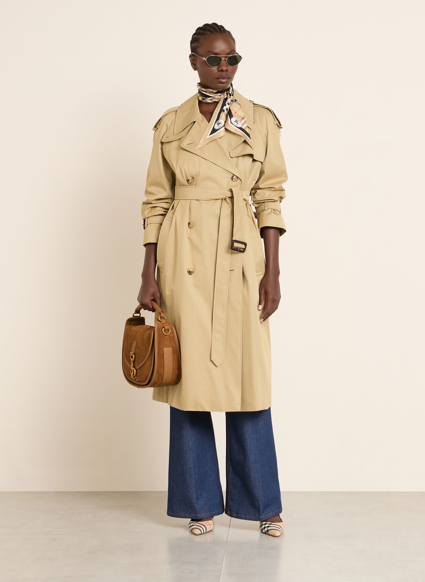 BURBERRY Handtasche MESSENGER: BRAUN