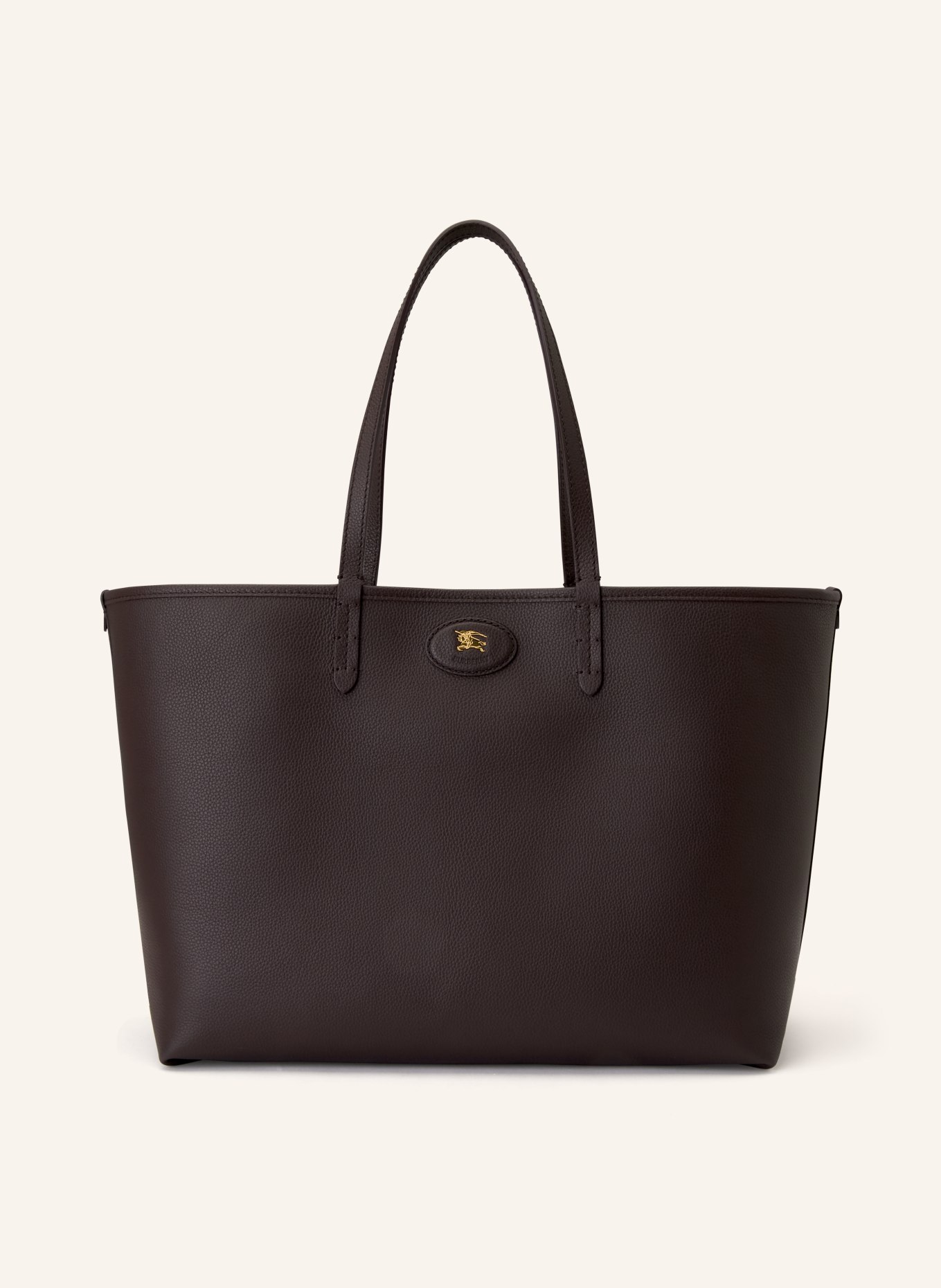 BURBERRY Shopper BLOOMSBURY MEDIUM zum Wenden: DUNKELBRAUN / BEIGE / WEISS