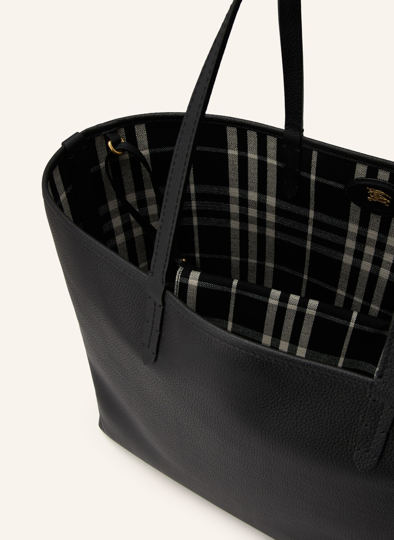 BURBERRY Sac réversible BLOOMSBERRY: NOIR