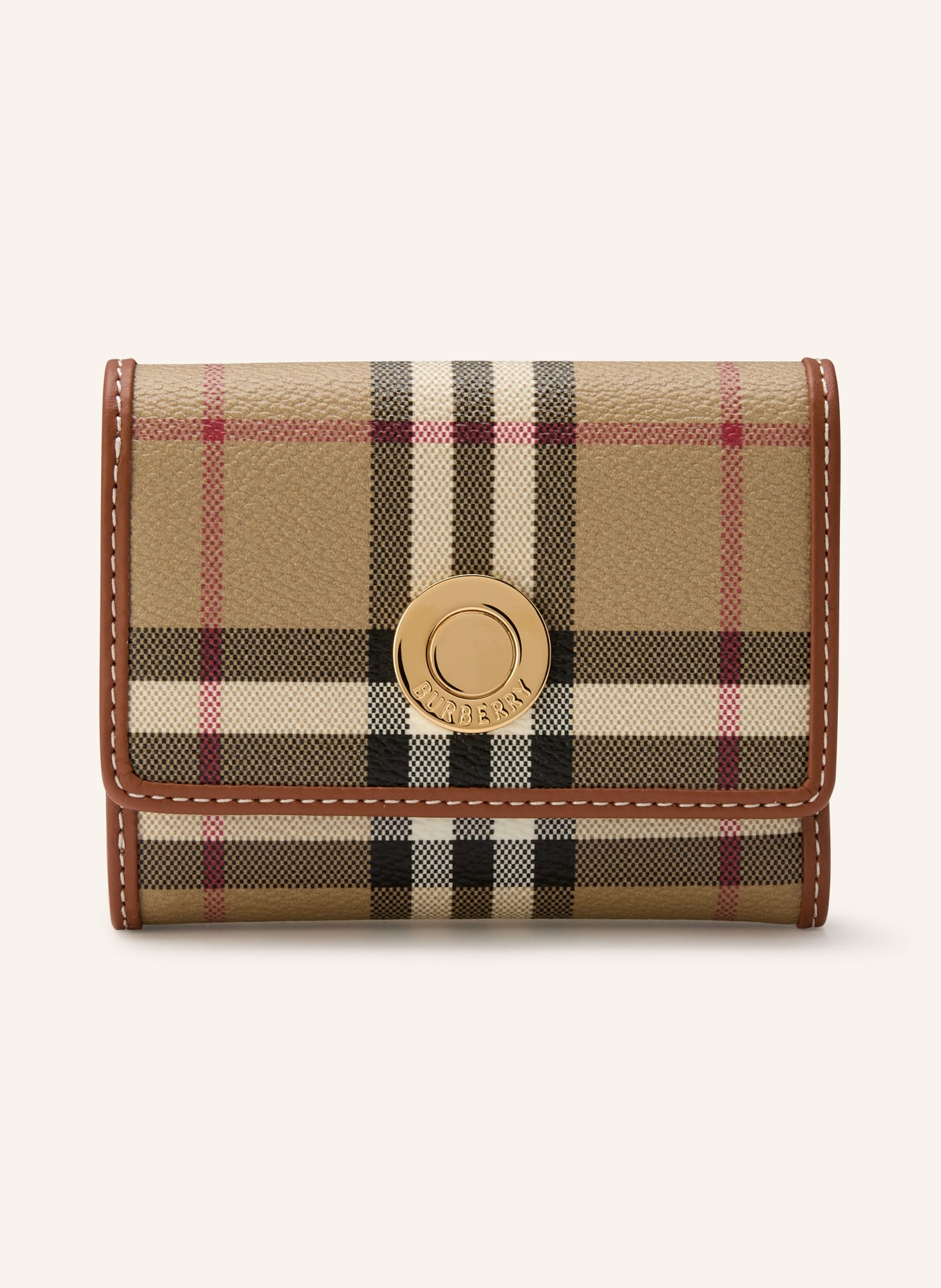 BURBERRY Geldbörse LANCASTER: BEIGE / BRAUN / SCHWARZ