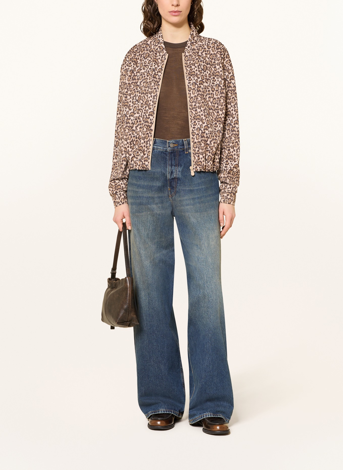 SAVE THE DUCK blouson: BEIGE / CAMEL / DARK BROWN