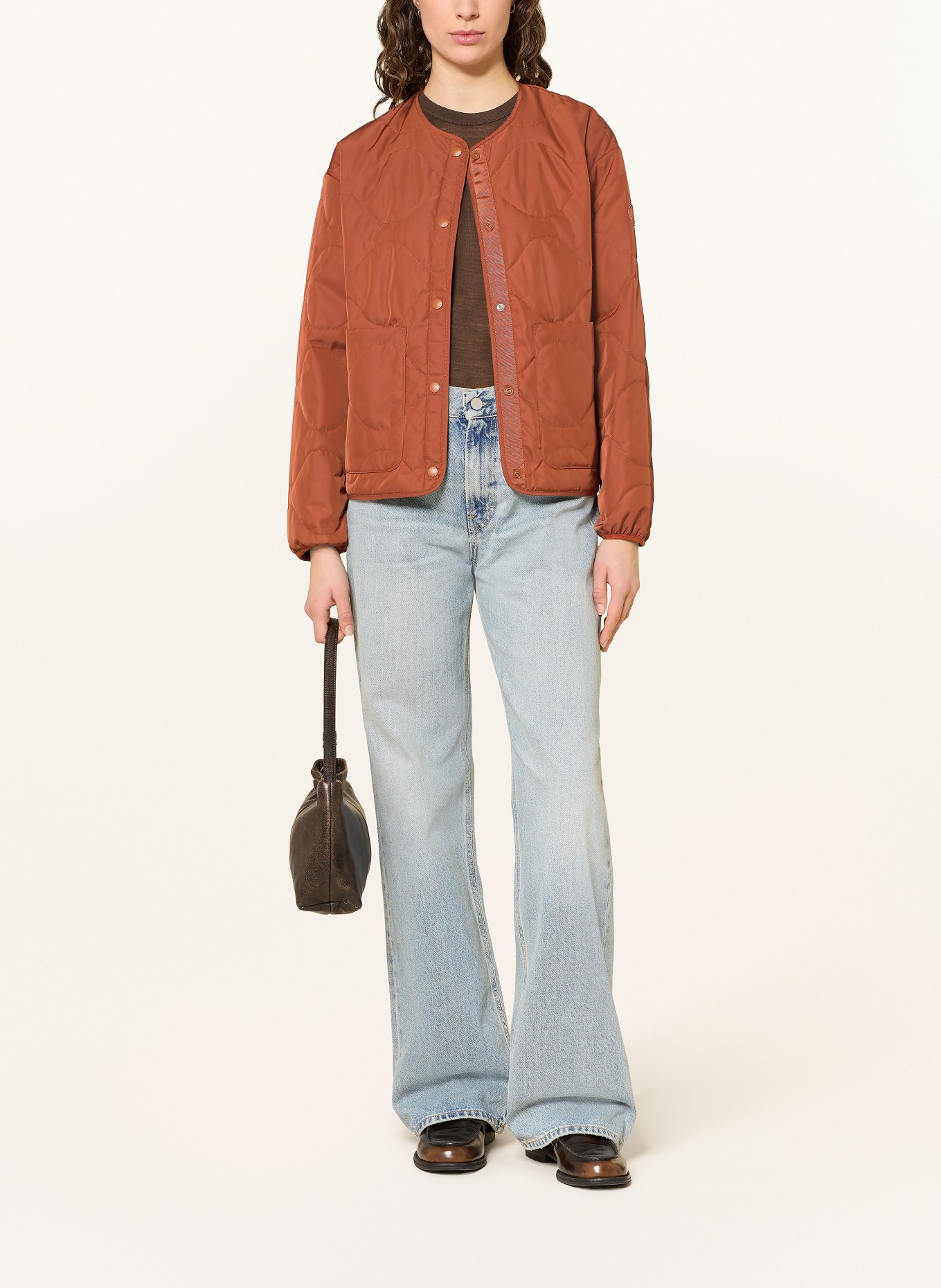 SAVE THE DUCK Prošívaná bunda DESI: TMAVĚ ČERVENÁ