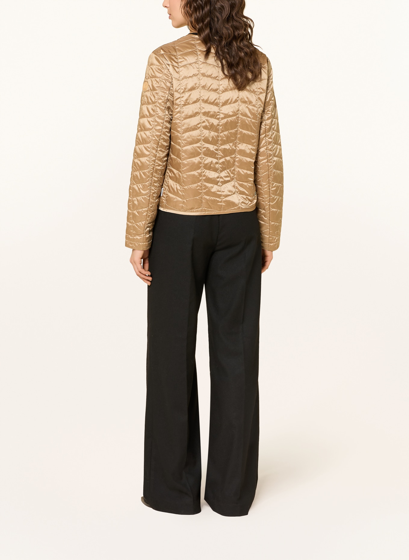 SAVE THE DUCK Kurtka pikowana ZINA: CAMELOWY