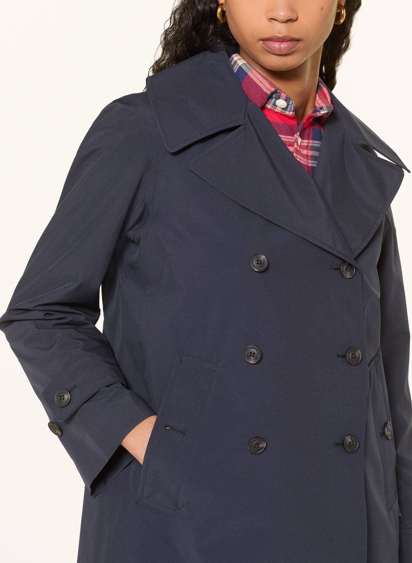 SAVE THE DUCK Trench-Jacke SOFI: DUNKELBLAU
