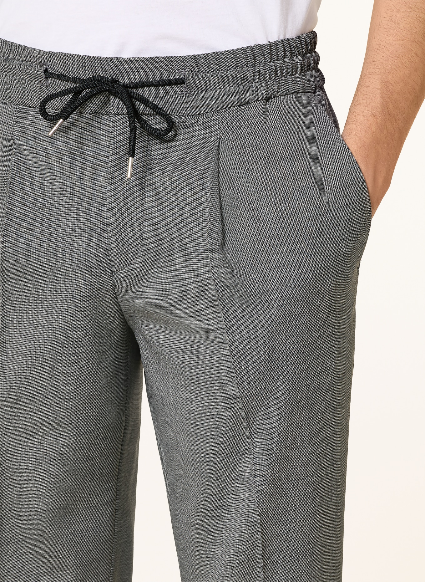 HUGO Hose GETLIN im Jogging-Stil Slim Fit: GRAU