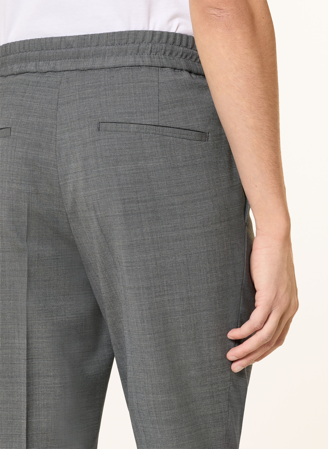 HUGO Hose GETLIN im Jogging-Stil Slim Fit: GRAU
