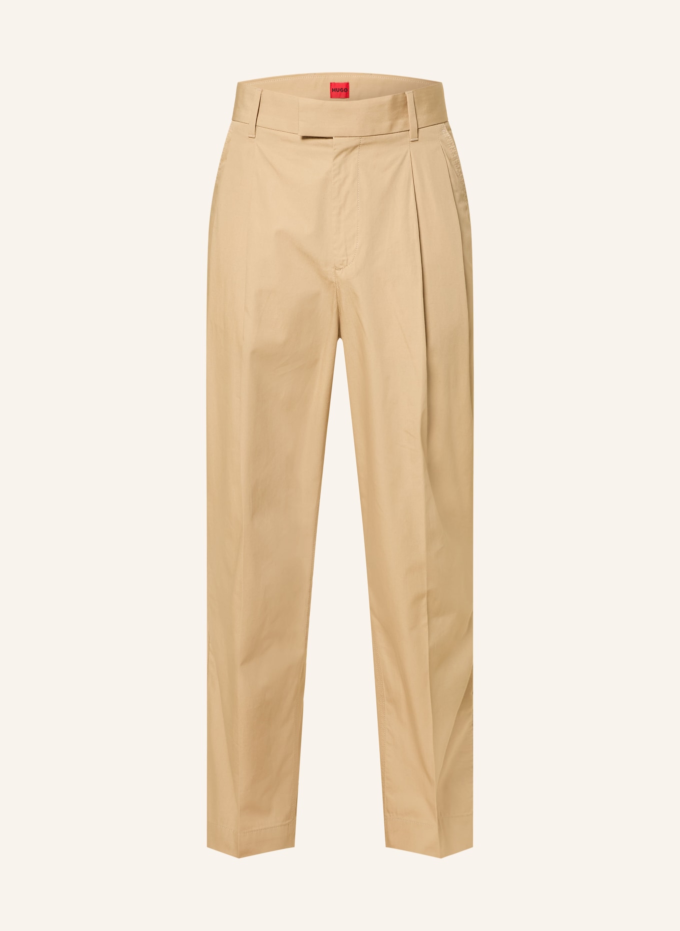 HUGO Hose CELEG Straight Fit: BEIGE