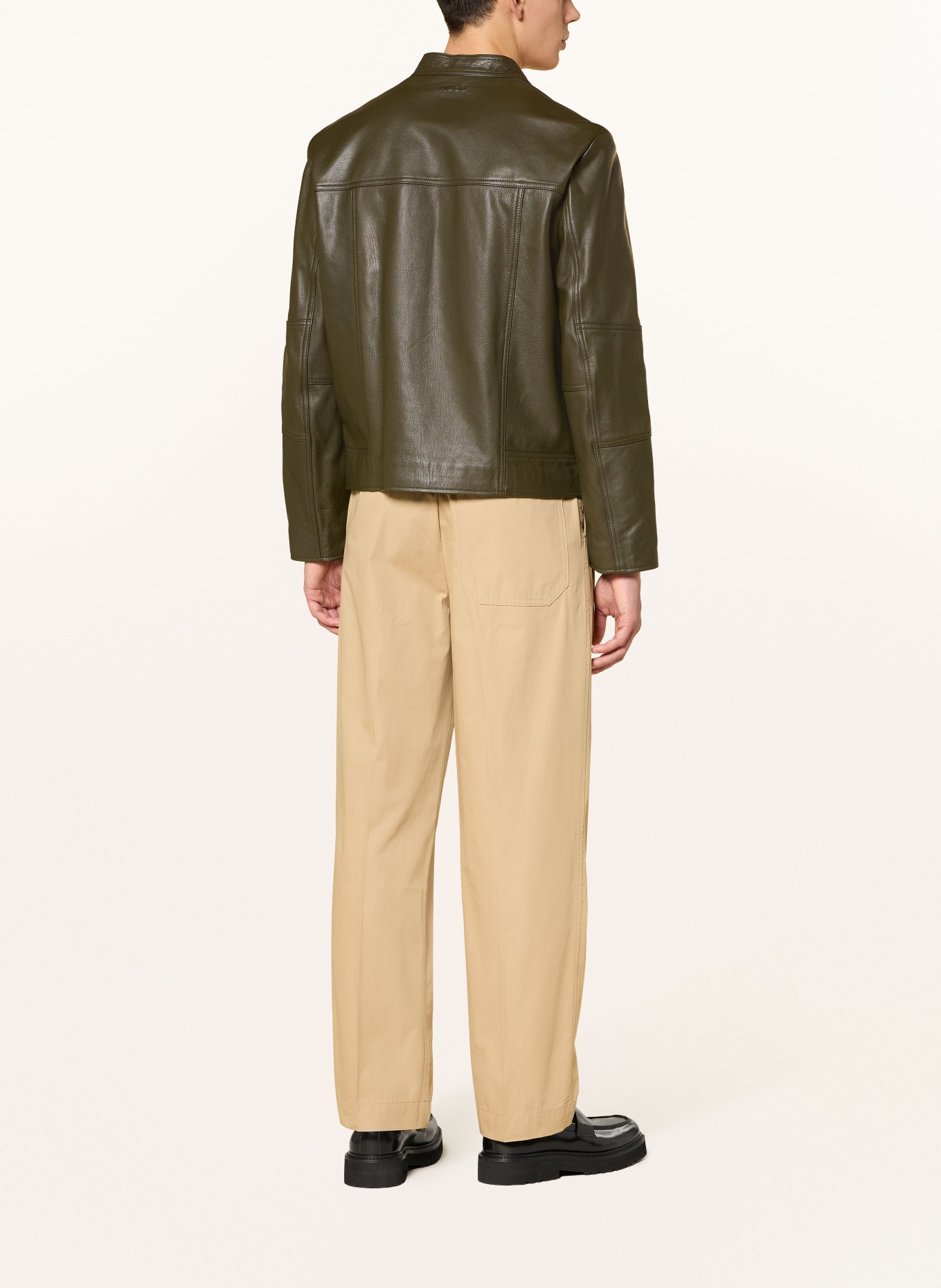 HUGO Hose CELEG Straight Fit: BEIGE