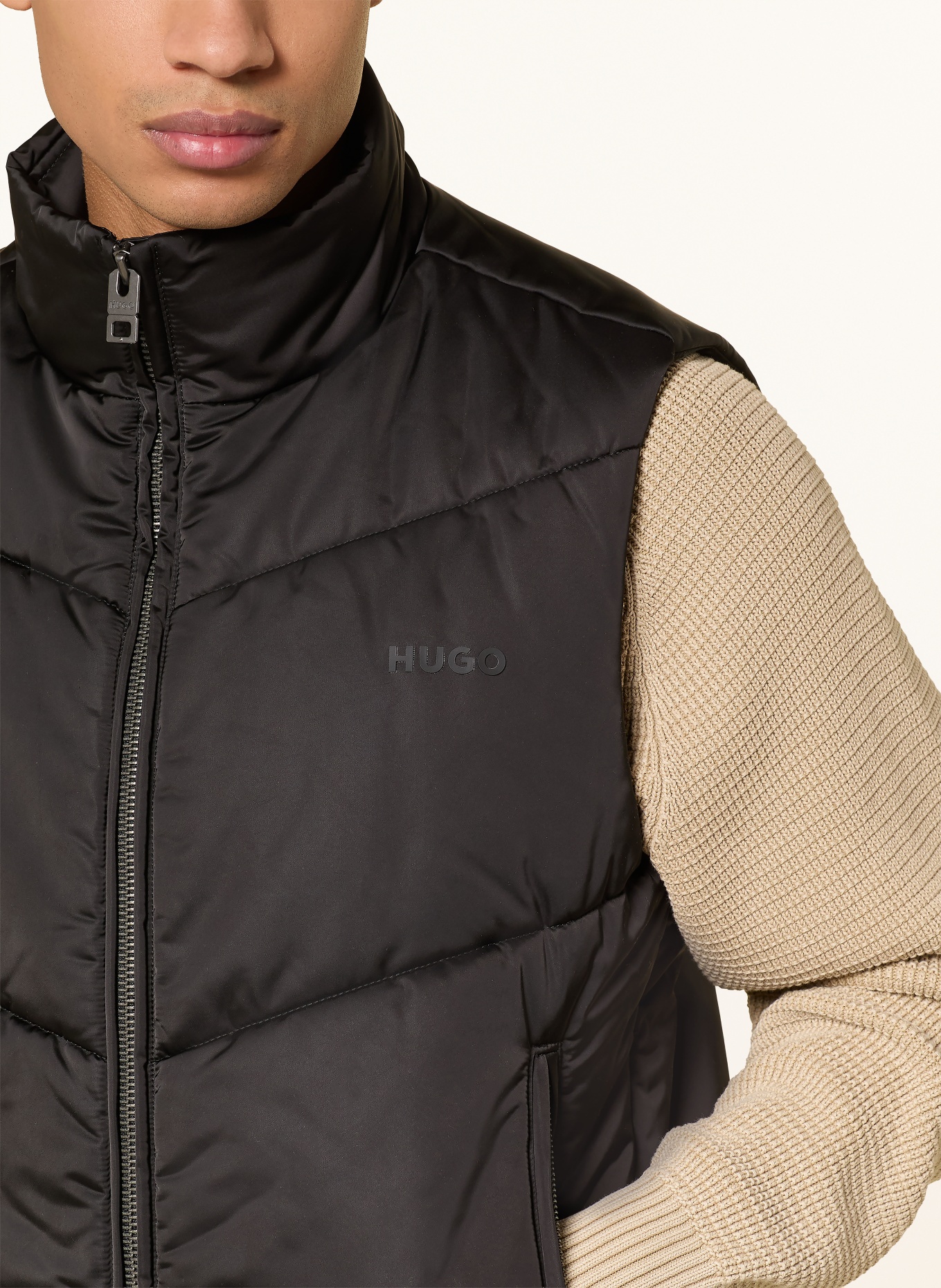 HUGO Steppweste BEROLINO: SCHWARZ