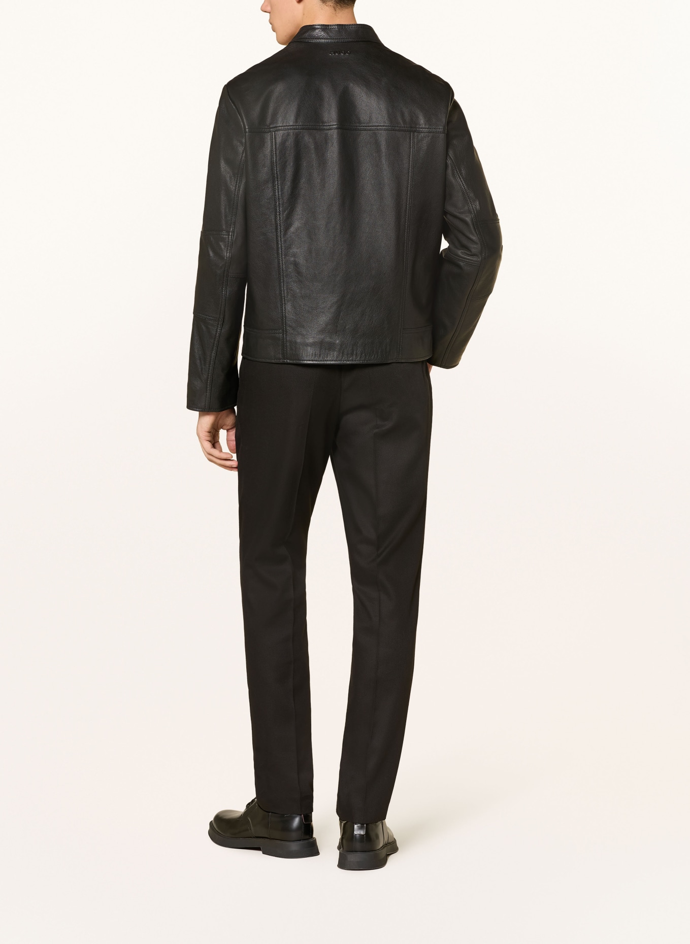 HUGO Hose im Jogging-Stil GETLIN Slim Fit: SCHWARZ