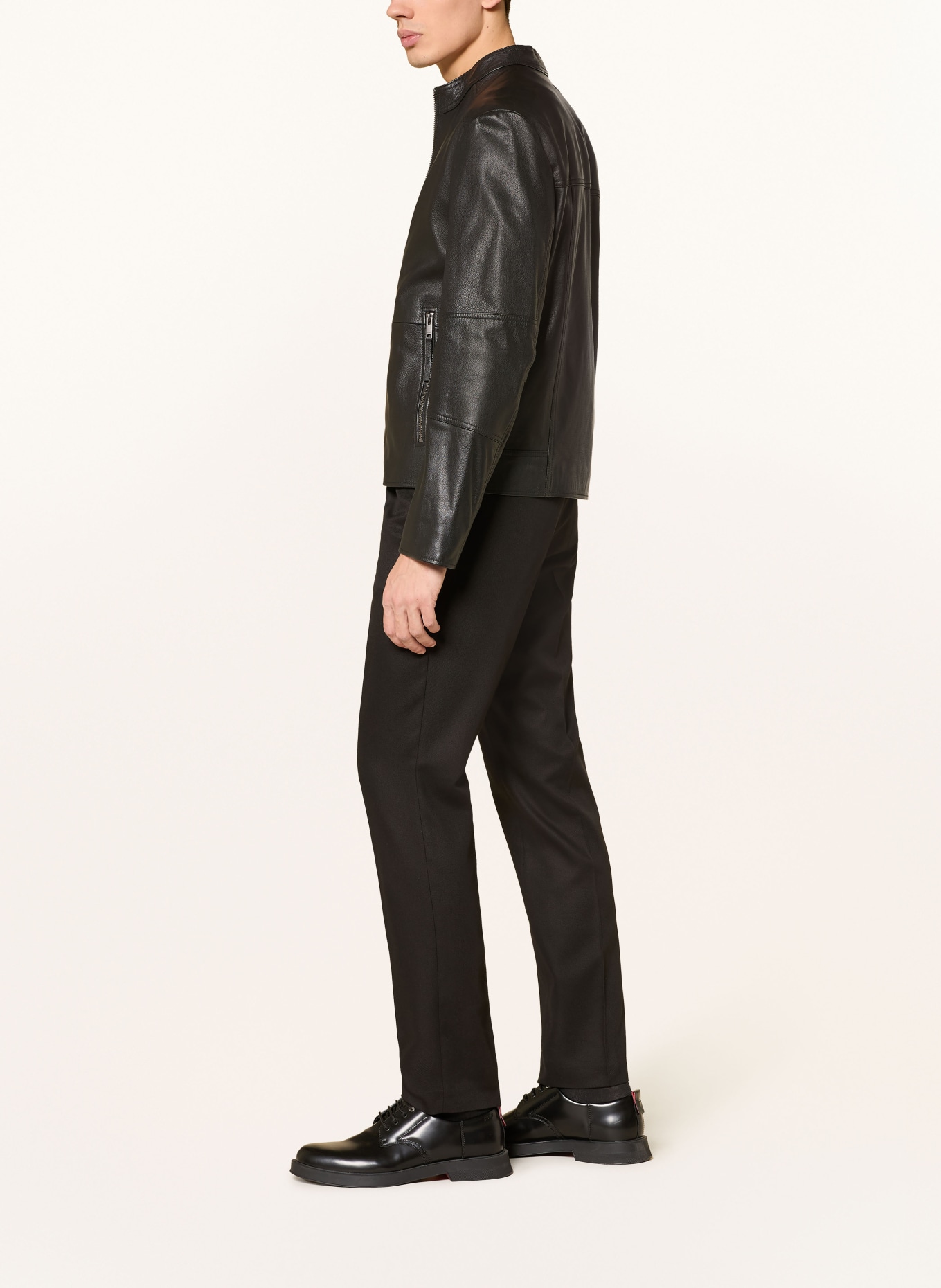 HUGO Hose im Jogging-Stil GETLIN Slim Fit: SCHWARZ