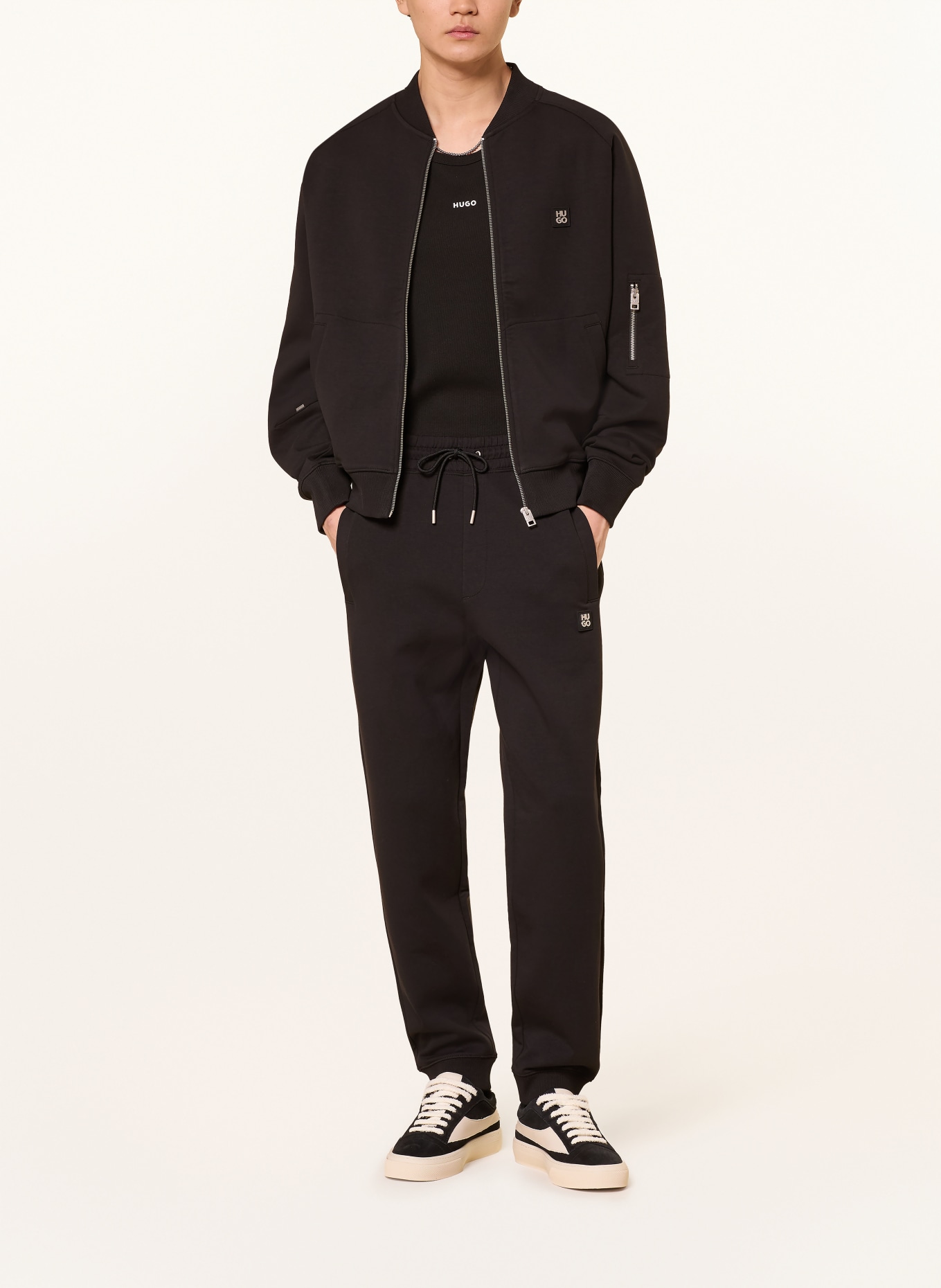 HUGO Sweatpants DIMACS: BLACK