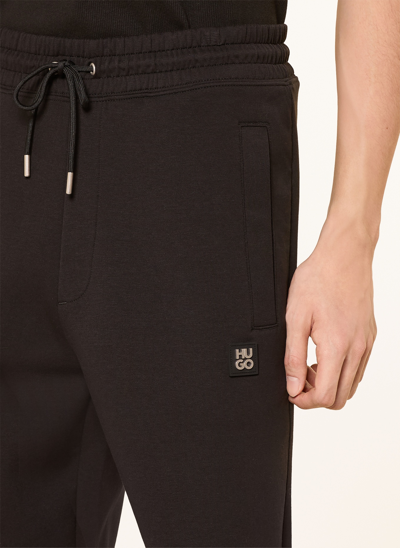 HUGO Sweatpants DIMACS: BLACK