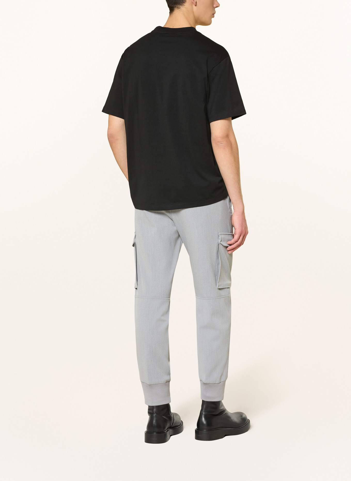 HUGO T-Shirt DALENT: SCHWARZ