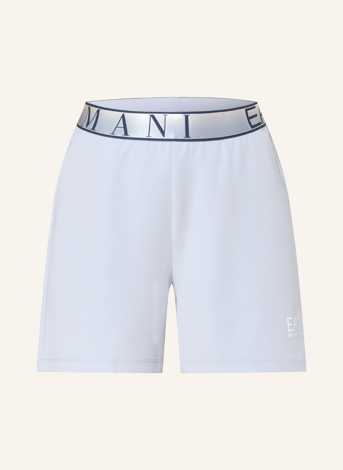 EA7 EMPORIO ARMANI Sweatshorts: HELLBLAU
