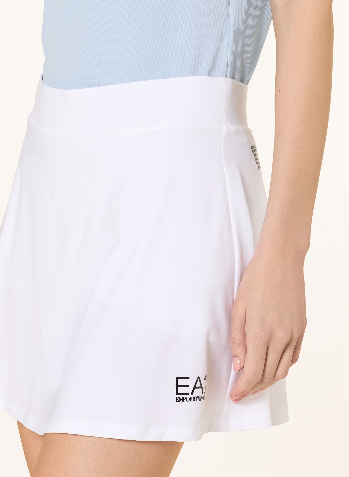 EA7 EMPORIO ARMANI Tennisrock: WEISS