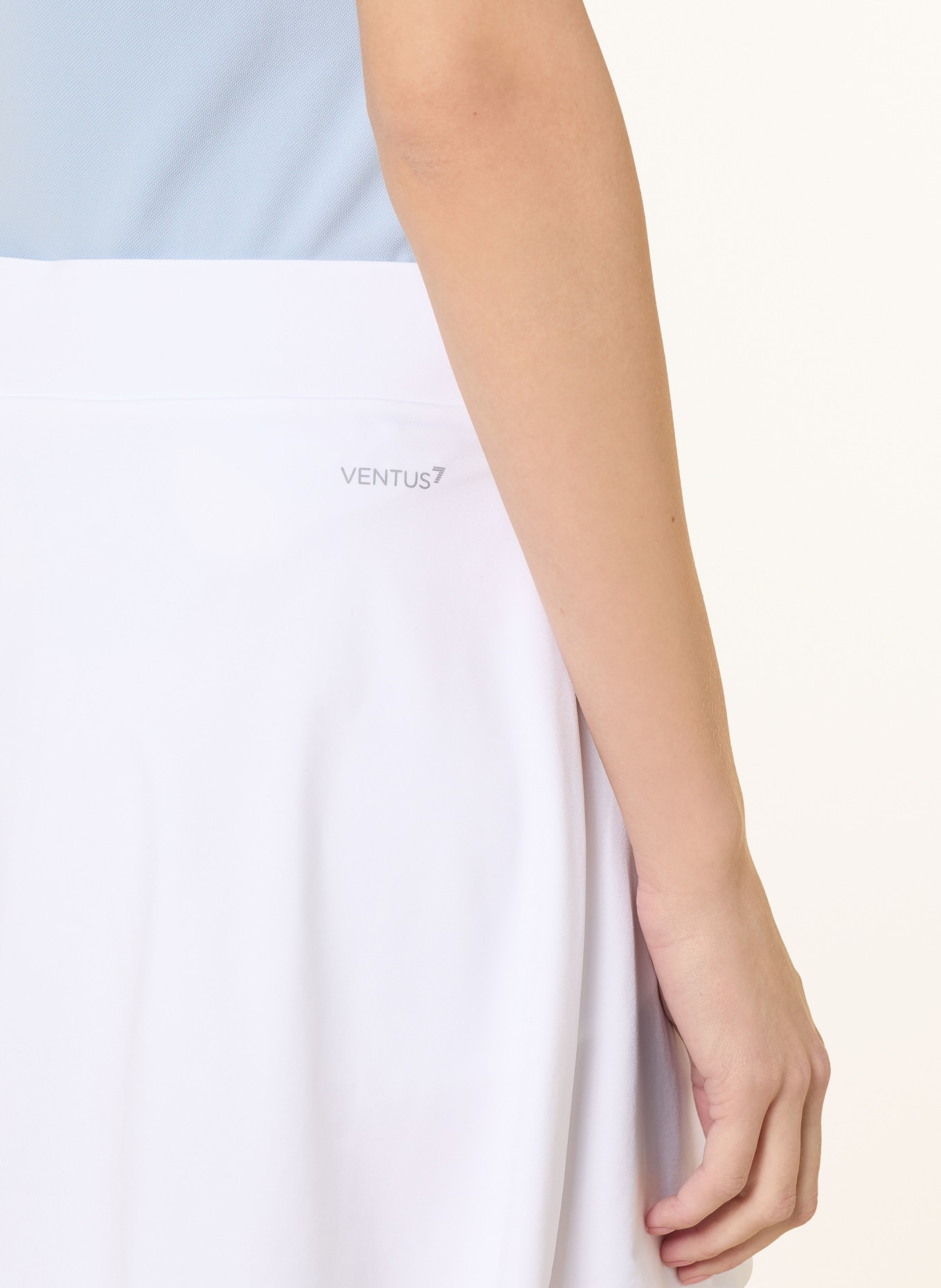 EA7 EMPORIO ARMANI Tennisrock: WEISS