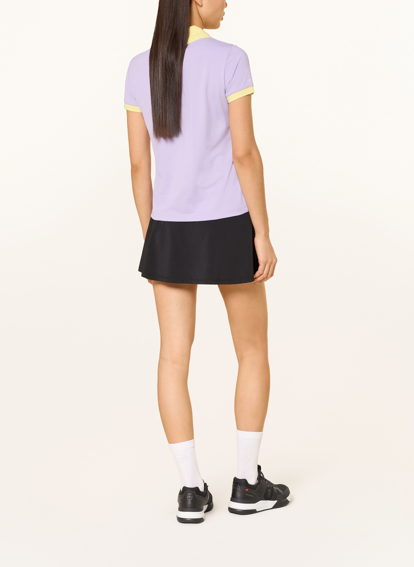 EA7 EMPORIO ARMANI tennis skirt: BLACK / CAMEL / WHITE