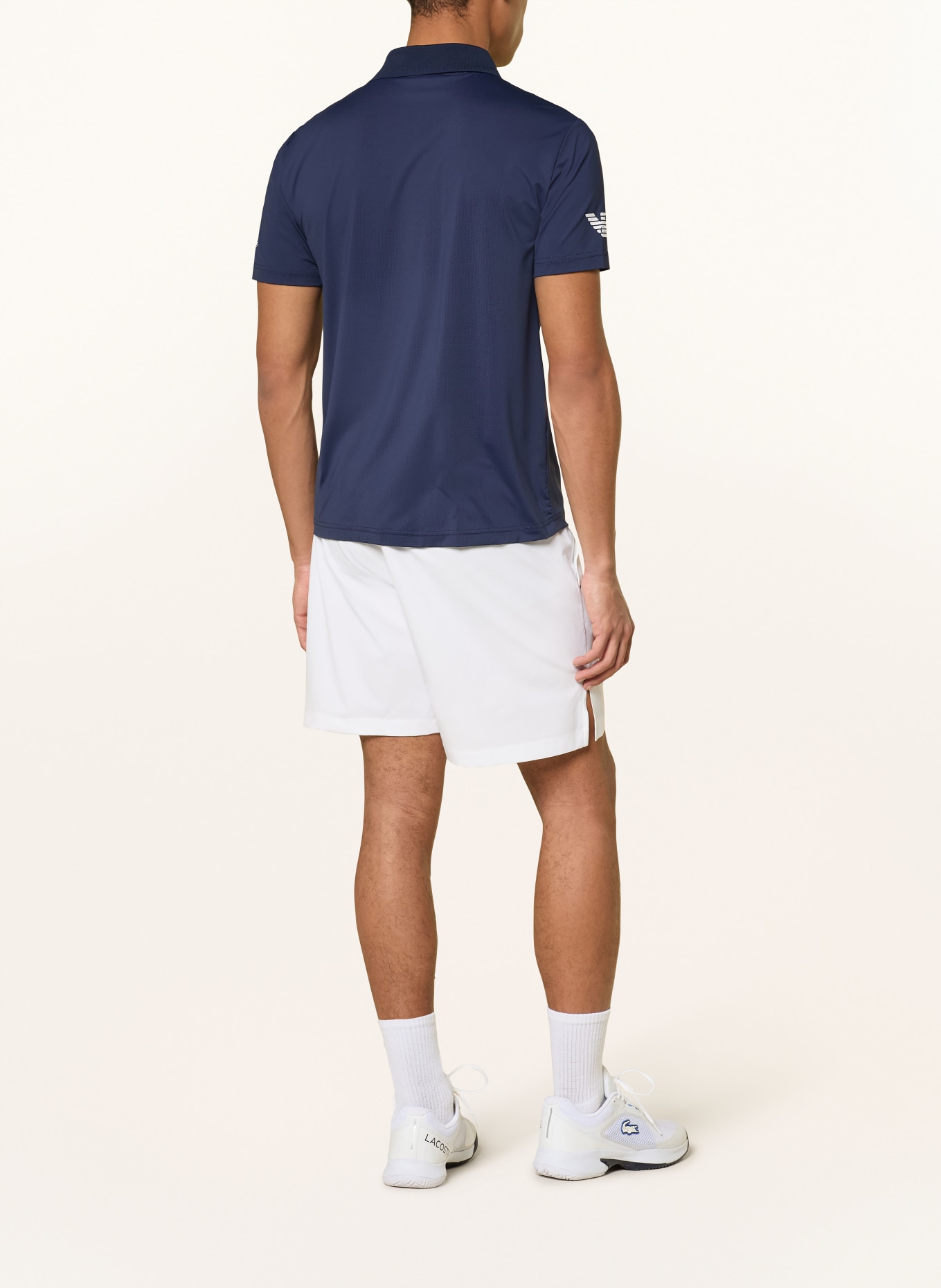 EA7 EMPORIO ARMANI Tennisshorts: WEISS