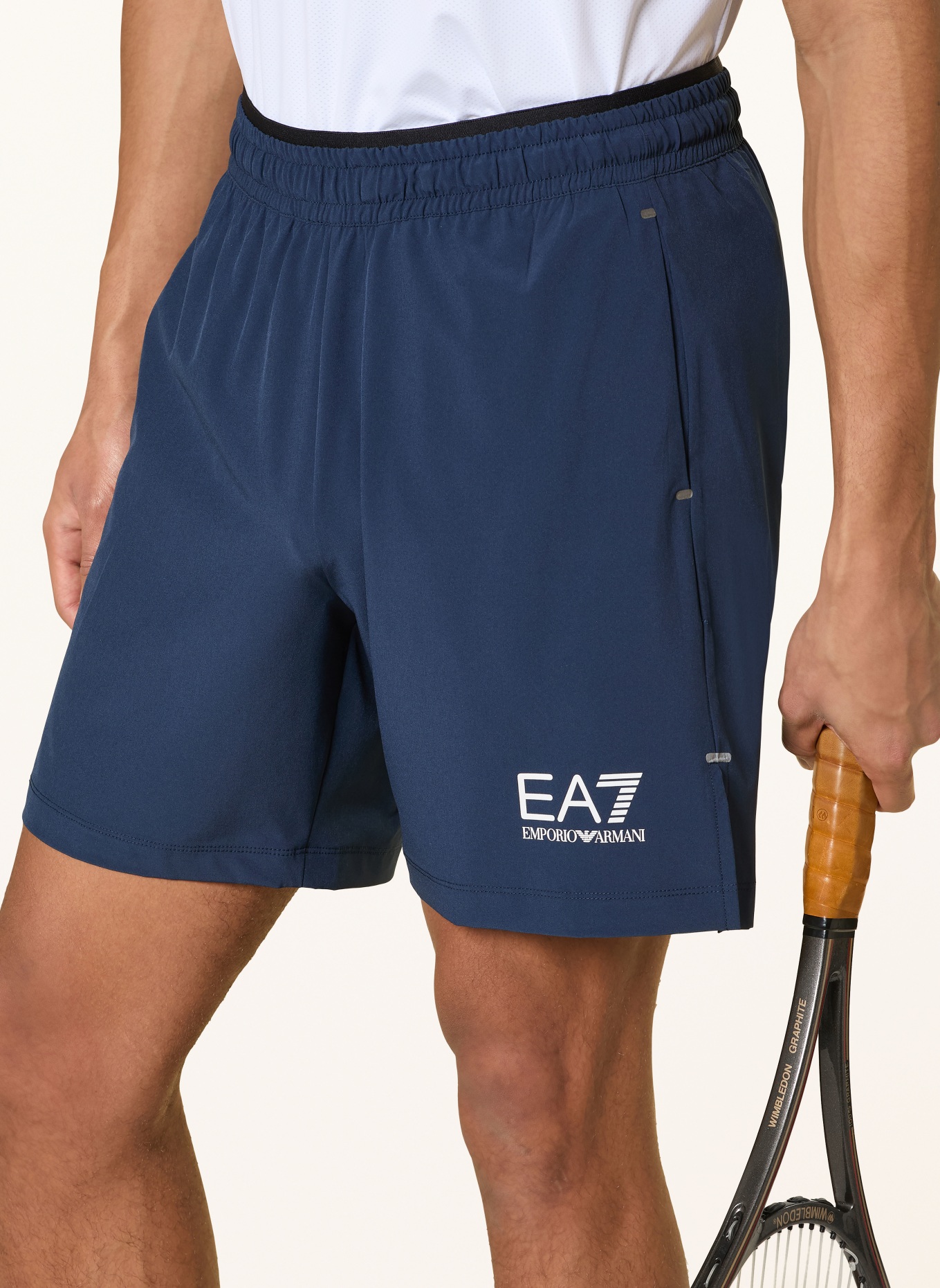 EA7 EMPORIO ARMANI Tennisshorts: DUNKELBLAU