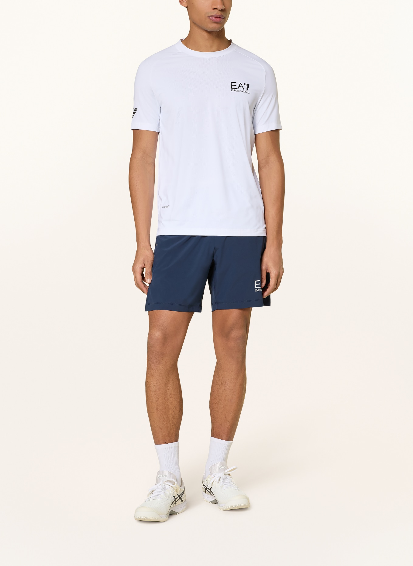 EA7 EMPORIO ARMANI Funktionsshirt: WEISS