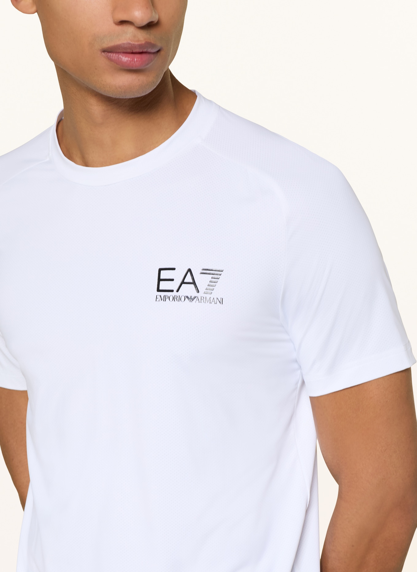 EA7 EMPORIO ARMANI Funktionsshirt: WEISS