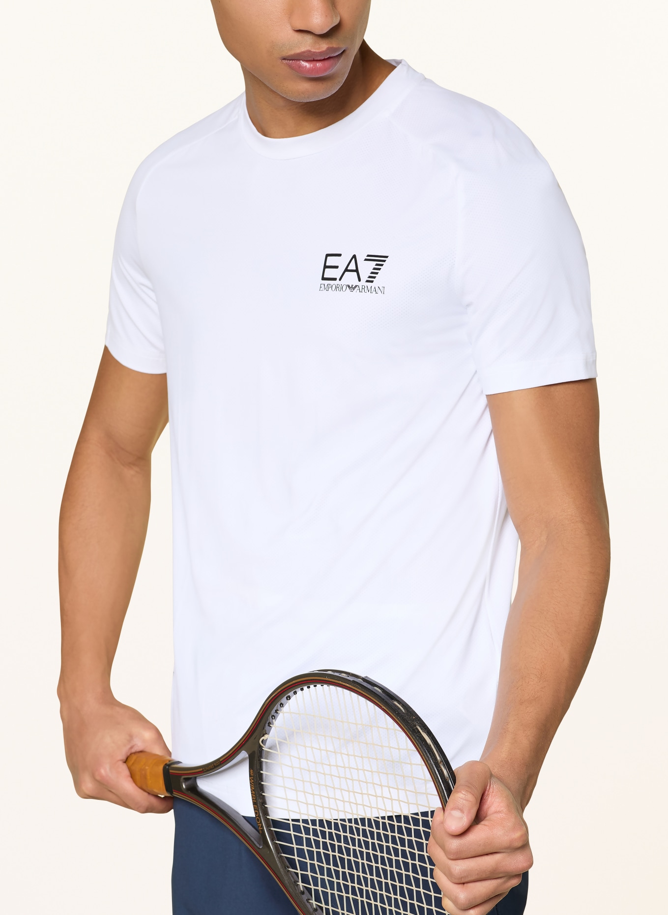 EA7 EMPORIO ARMANI Funktionsshirt: WEISS