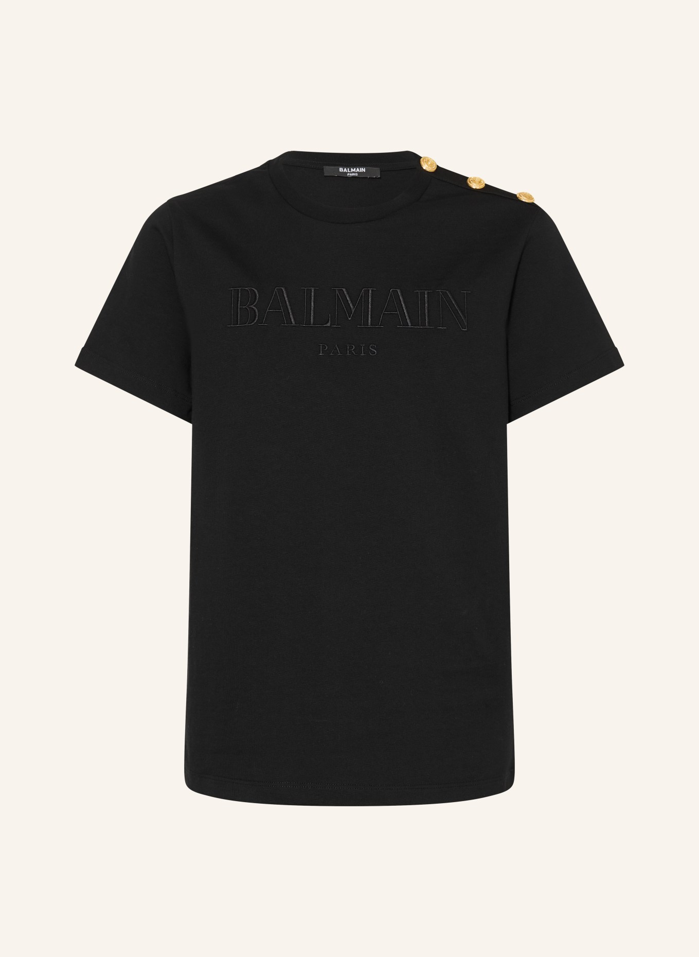 BALMAIN T-shirt: BLACK