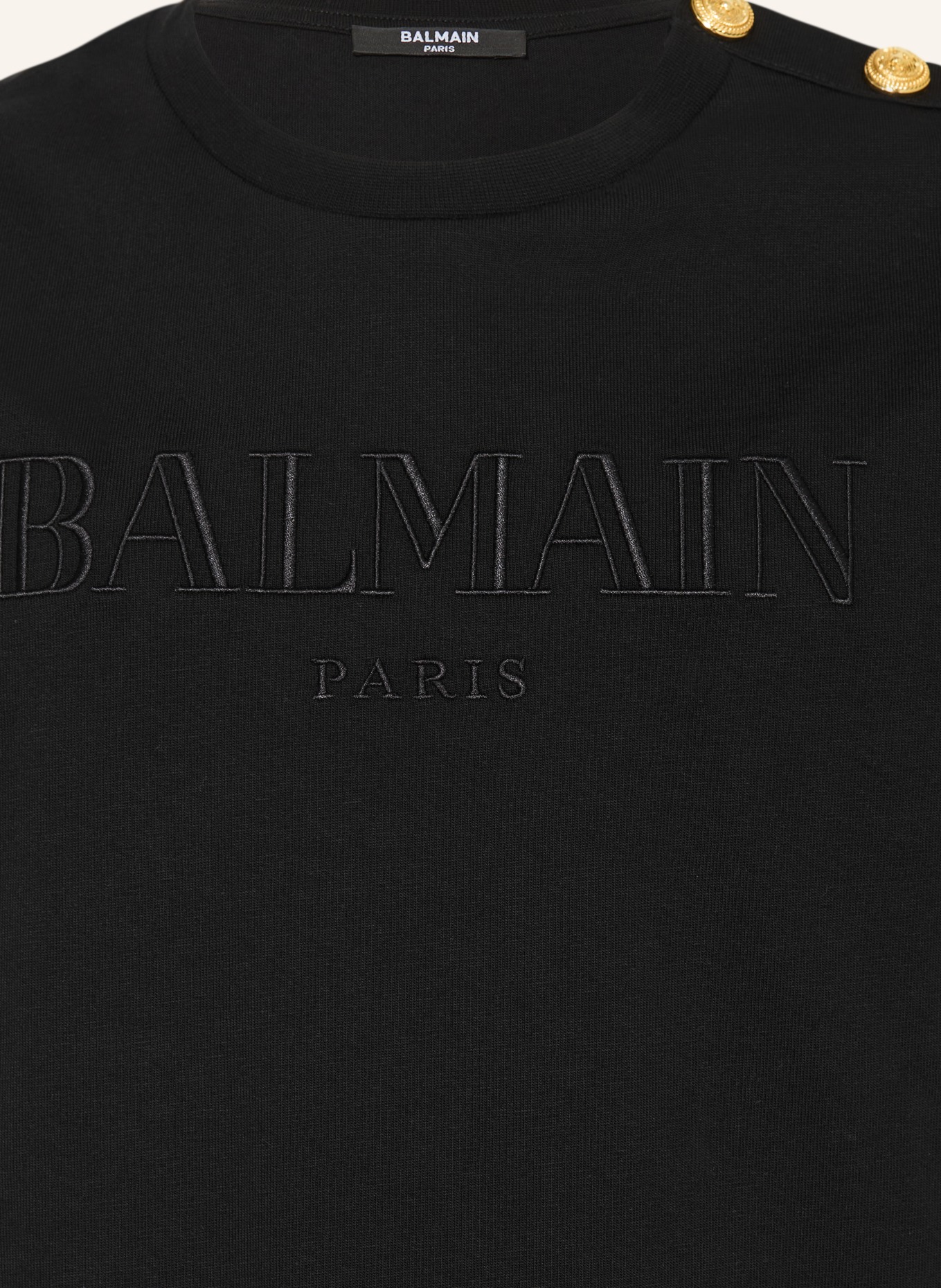 BALMAIN T-shirt: BLACK
