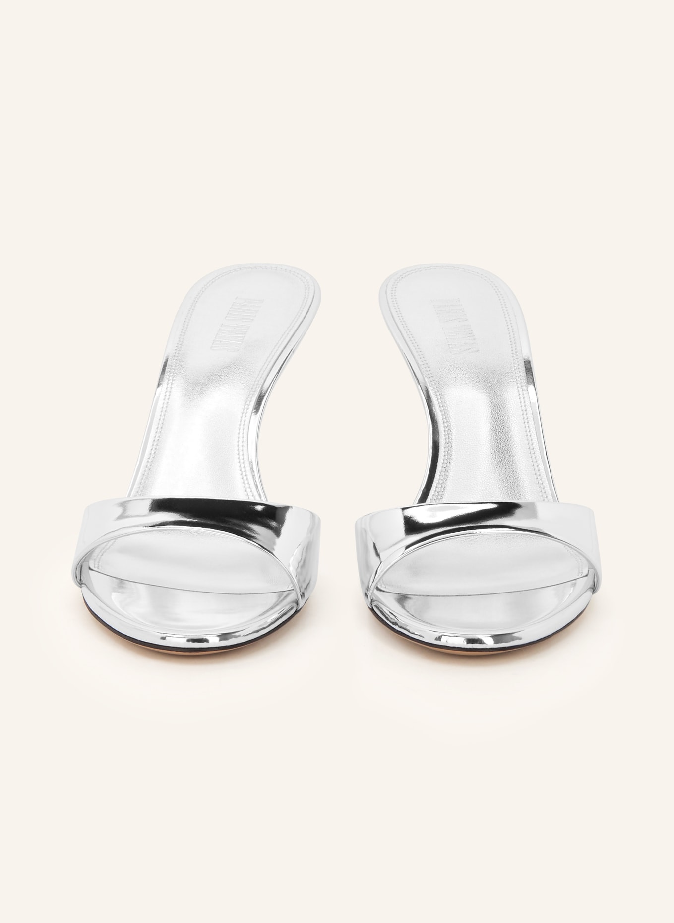 PARIS TEXAS Klapki LIDIA: SREBRNY