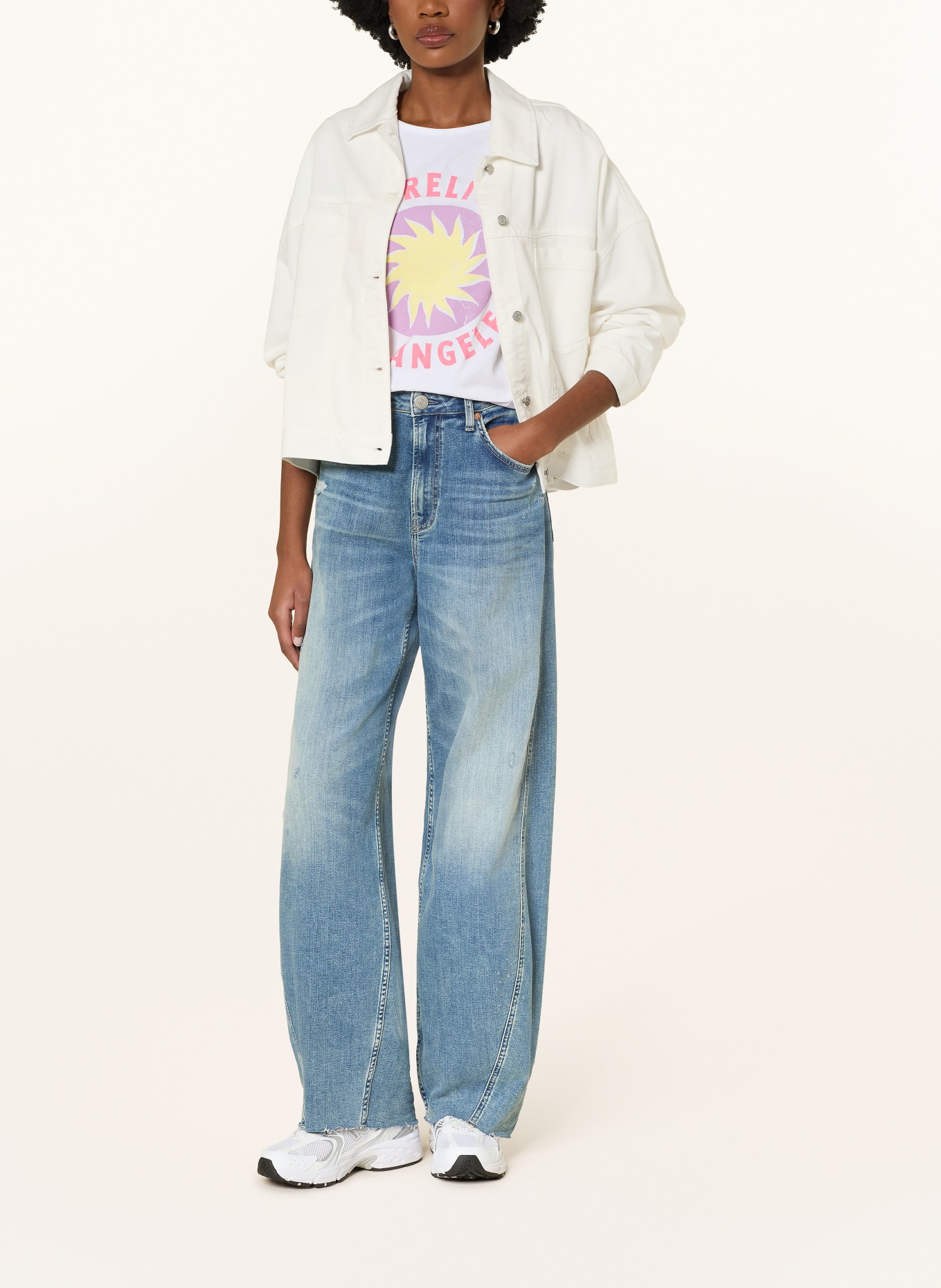 TRUE RELIGION Barrel Jeans RUBY VOLUME: 4646 Light Blue