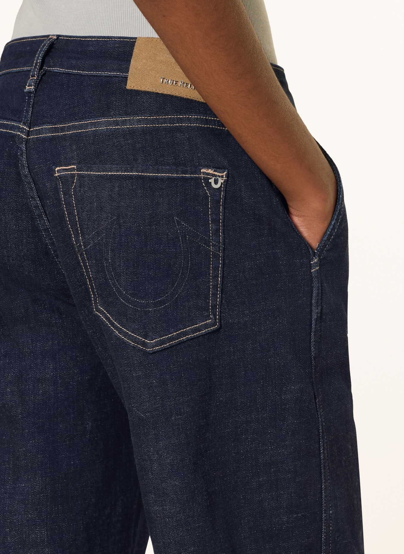 TRUE RELIGION Wide Leg Jeans LAUREN: 4645 MID BLUE