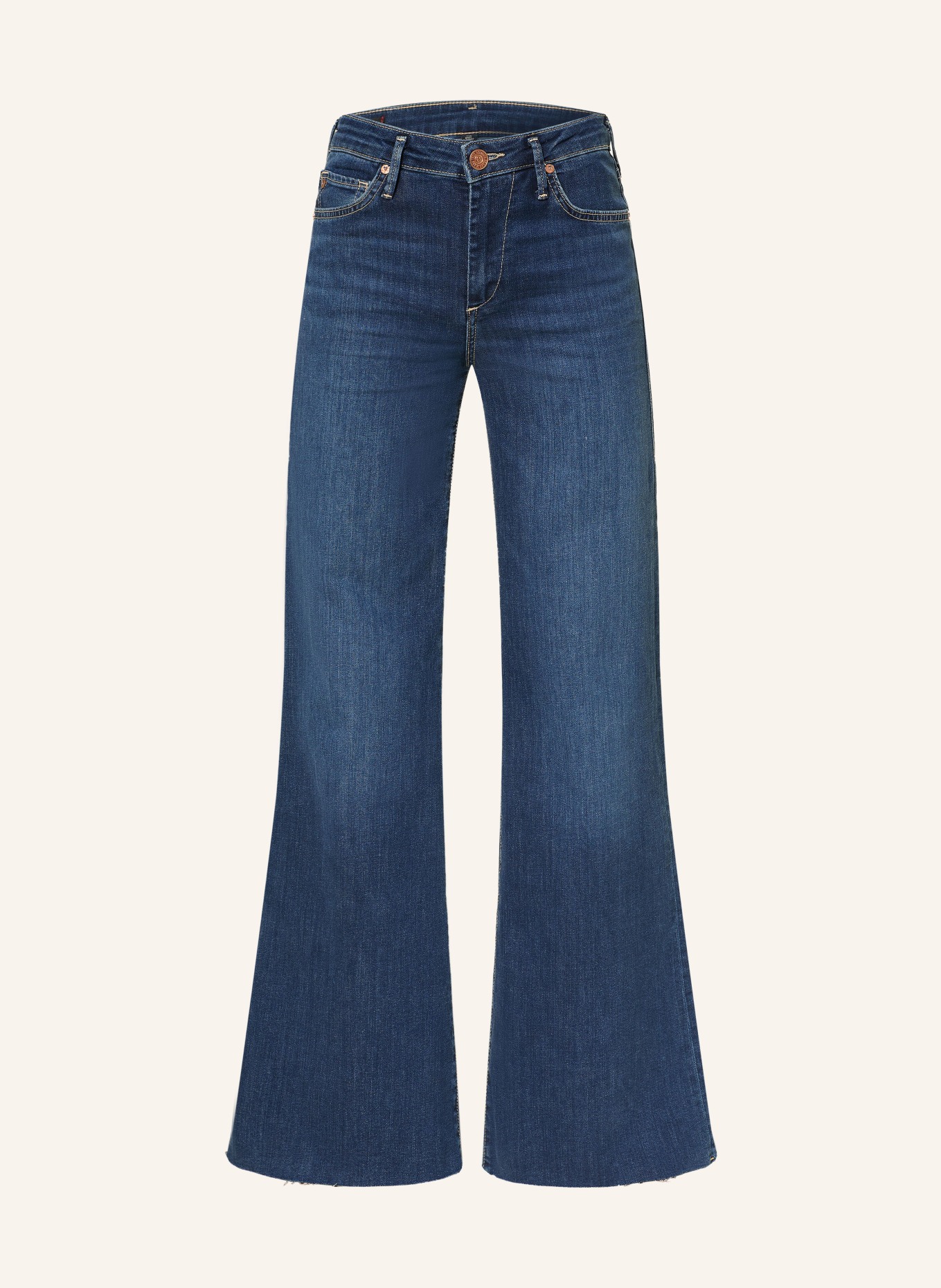 TRUE RELIGION Flared Jeans MIJA: 4645 MID BLUE