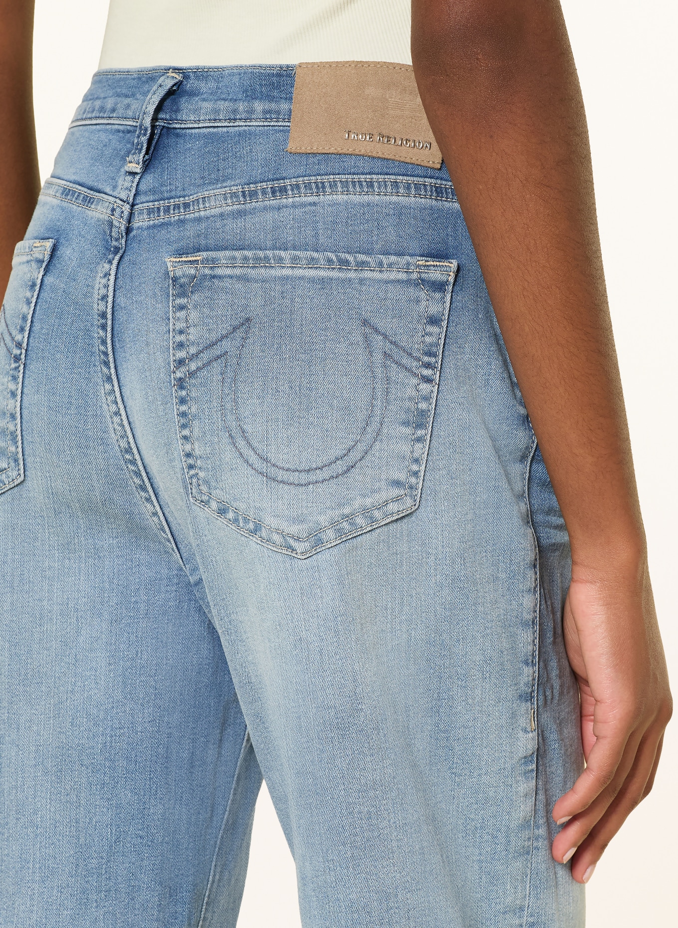 TRUE RELIGION Wide Leg Jeans SHIRLEY: 4000 LIGHT BLUE