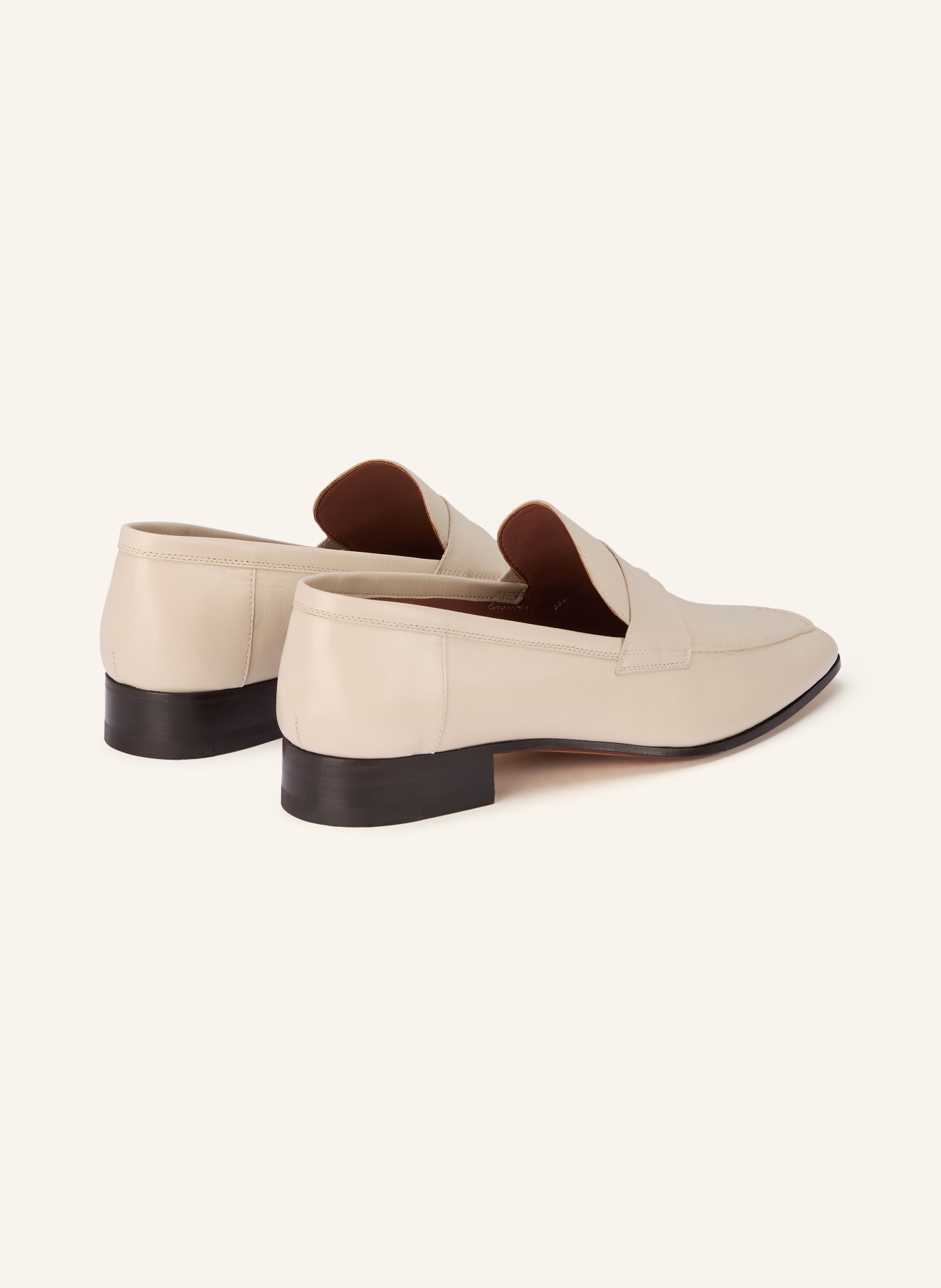 PARIS TEXAS Mokasyny ALAIN: ECRU